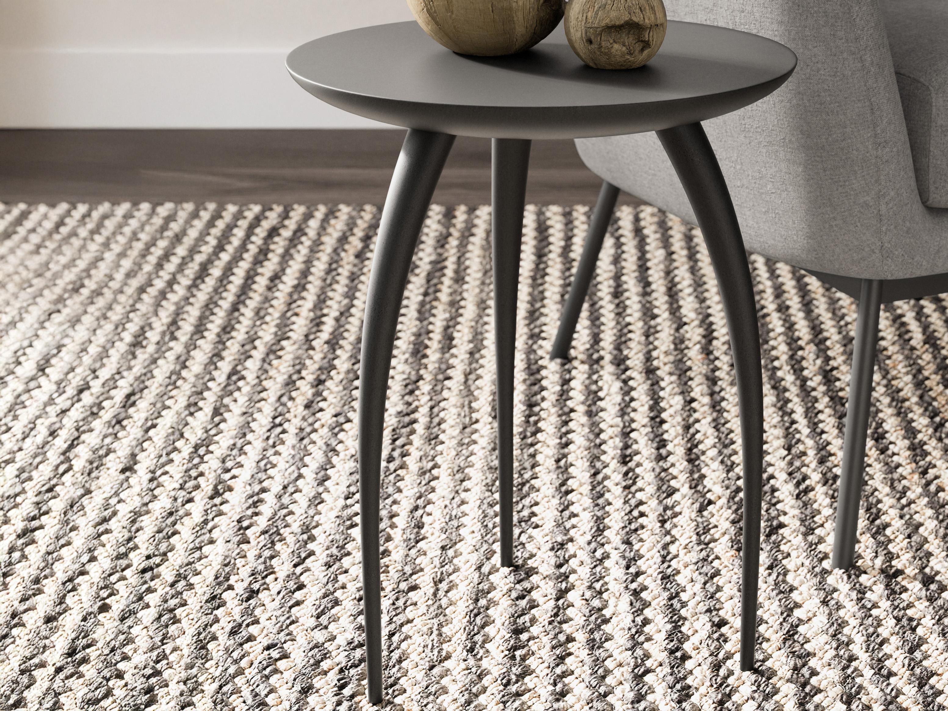 Urbia Elements Keel Round Metal Antique Zinc End Table