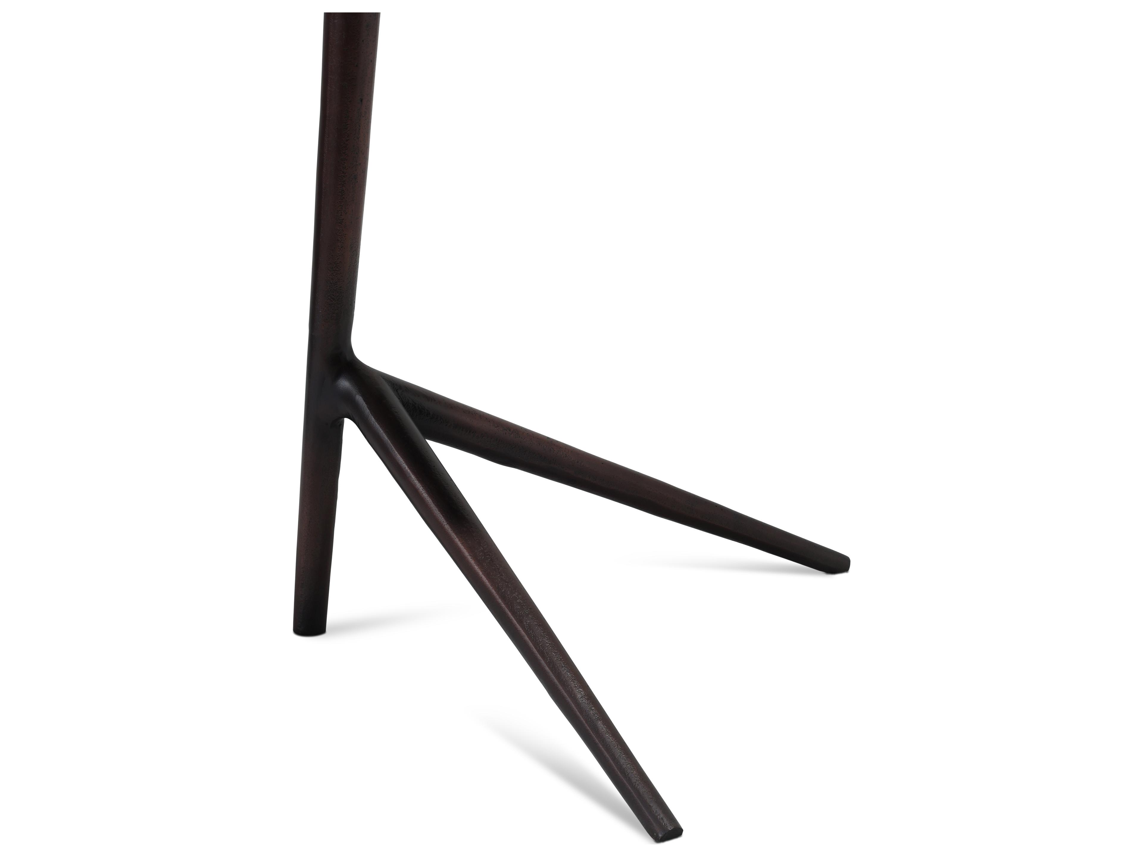 Urbia Elements Round Metal Antique Copper End Table