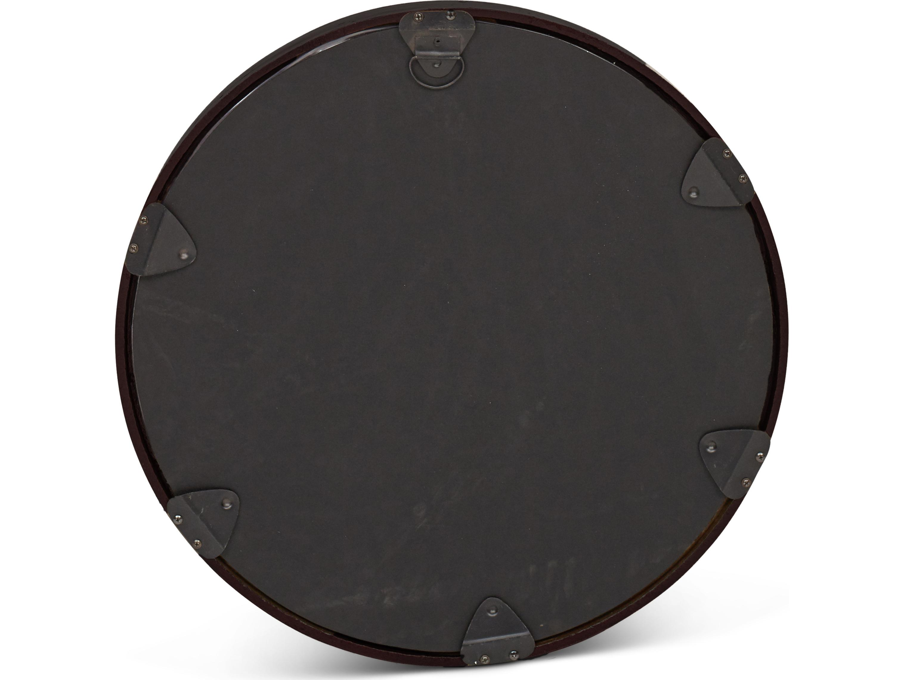 Urbia Elements Raw Bronze Round Wall Mirror