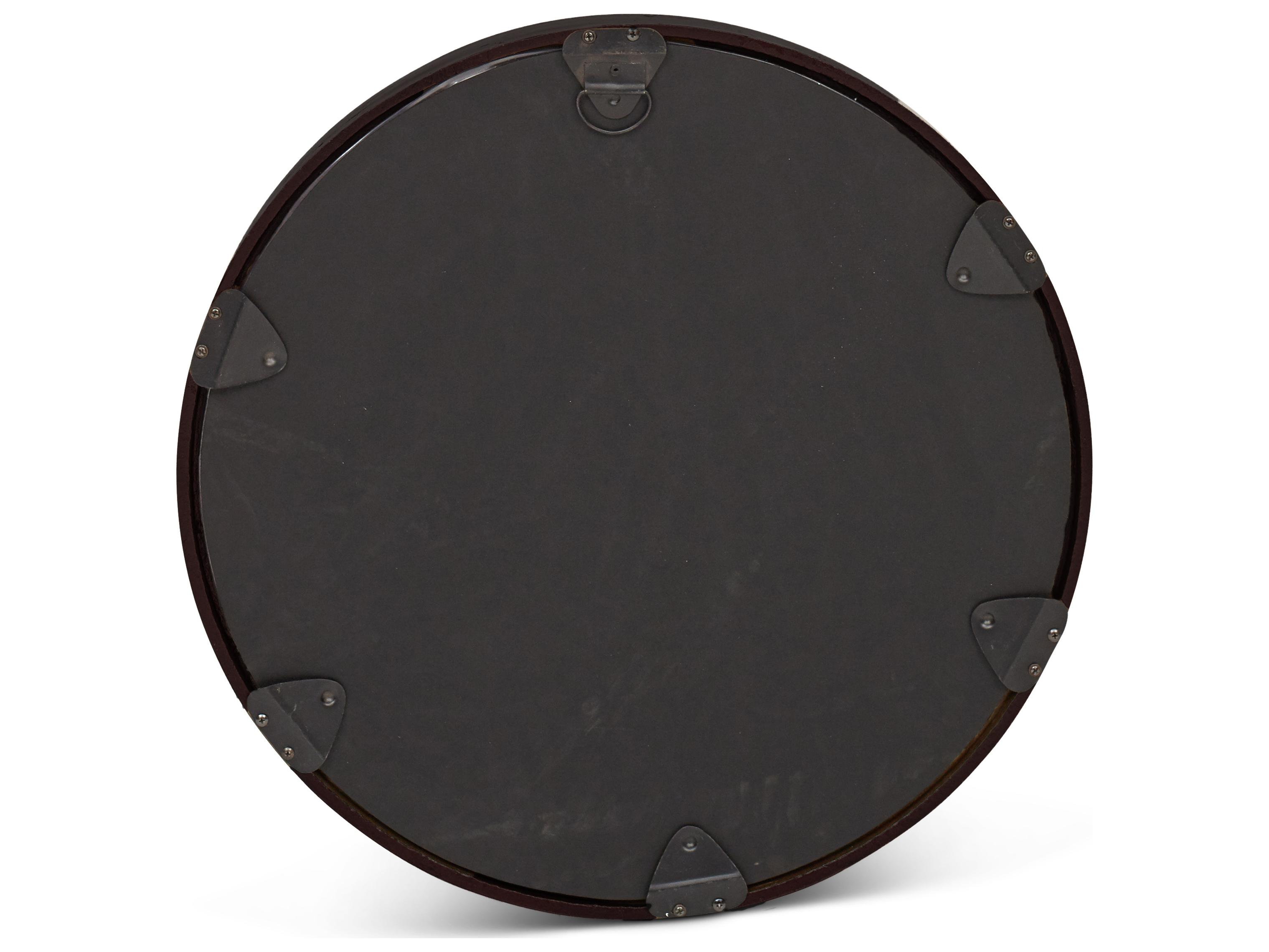Urbia Elements Raw Bronze Round Wall Mirror