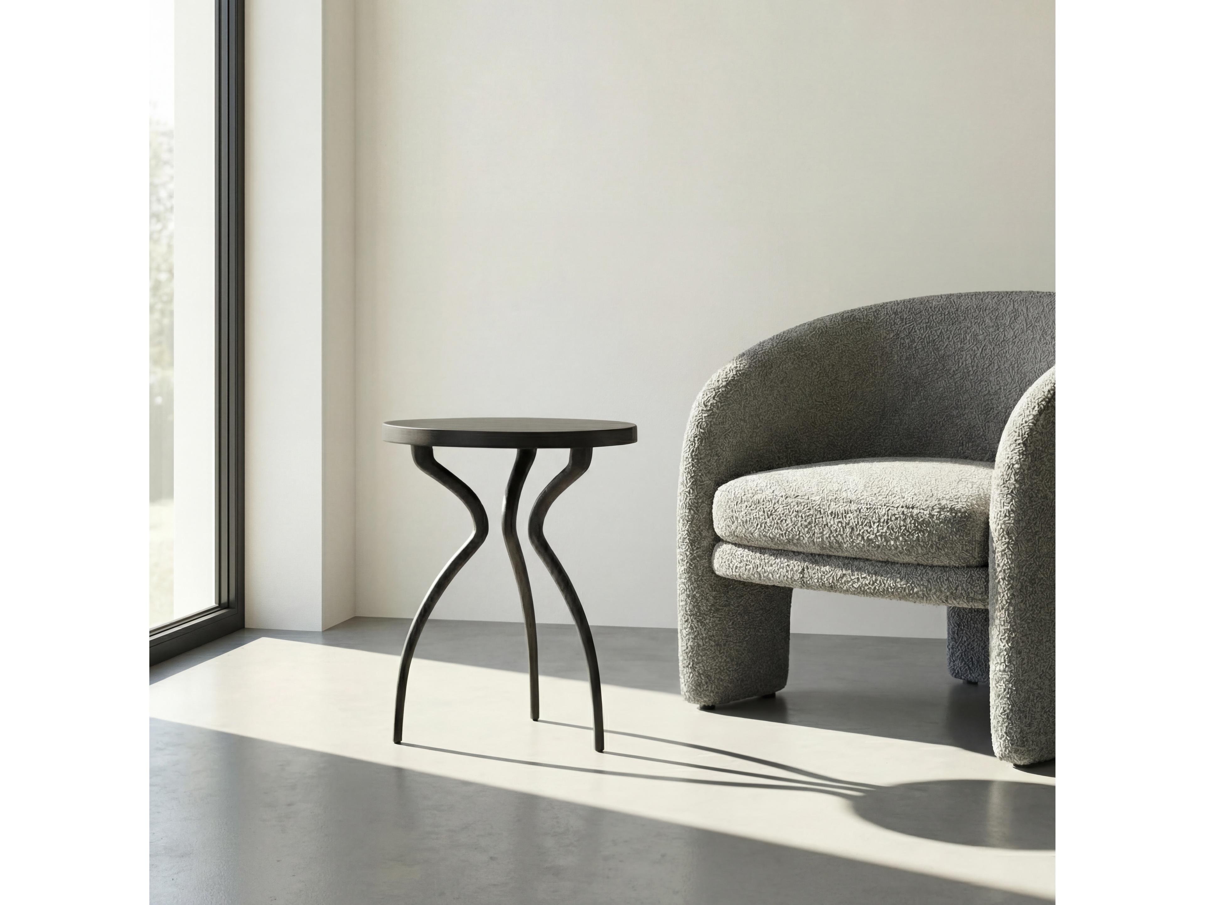 Urbia Elements Sarp End Table Antique Zinc