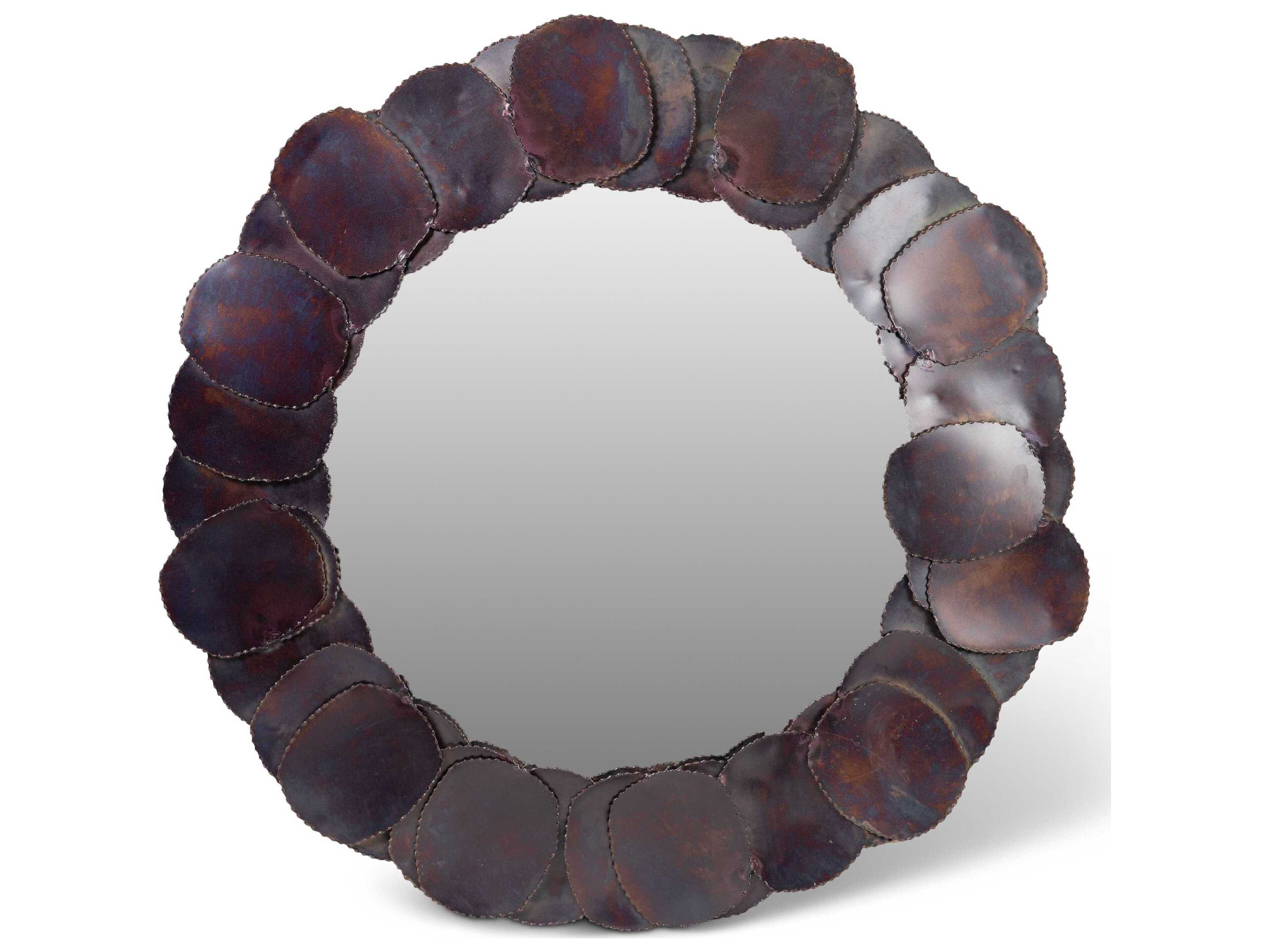 Urbia Elements Suri Round Cobalt Wall Mirror