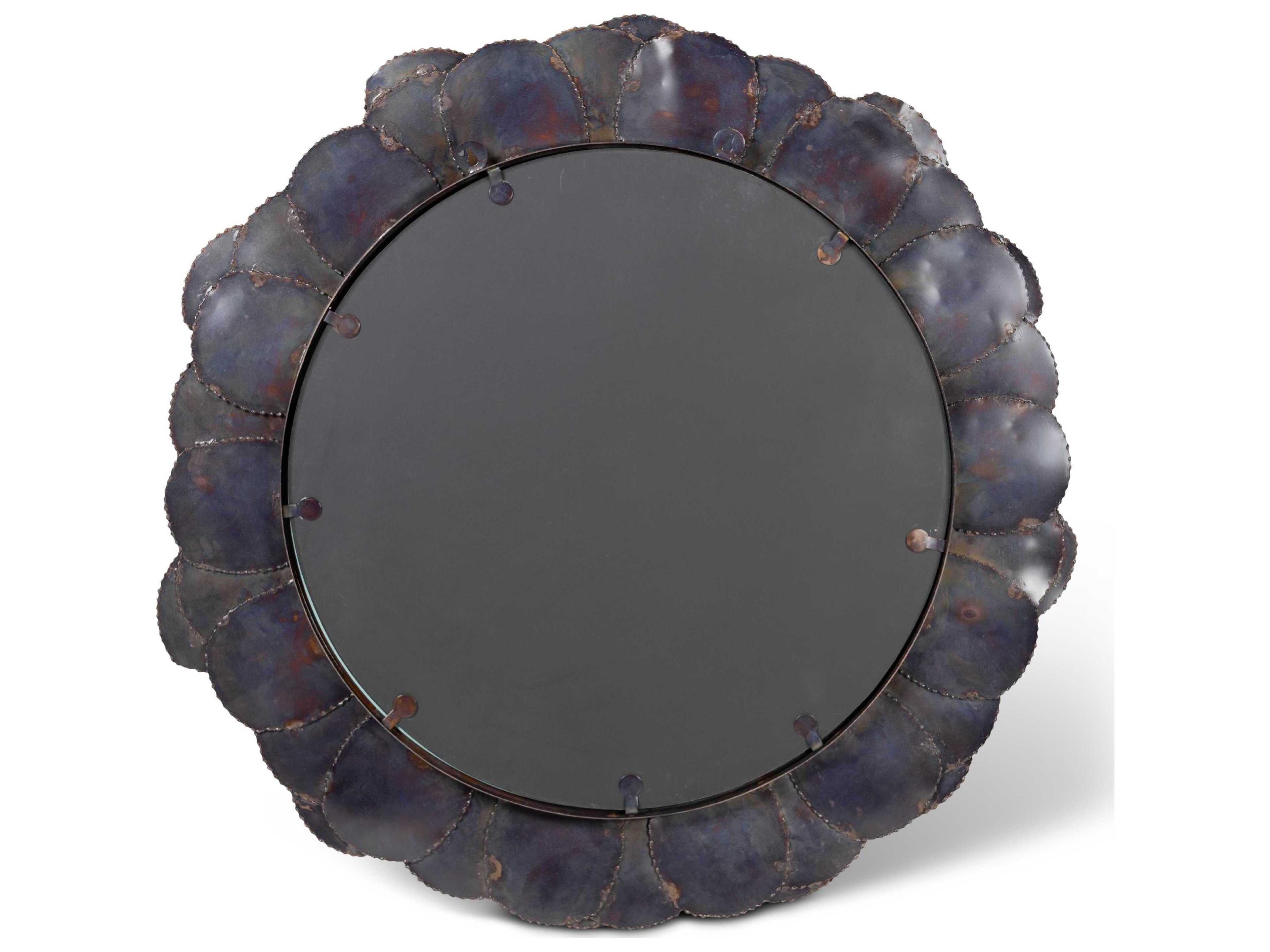 Urbia Elements Suri Round Cobalt Wall Mirror