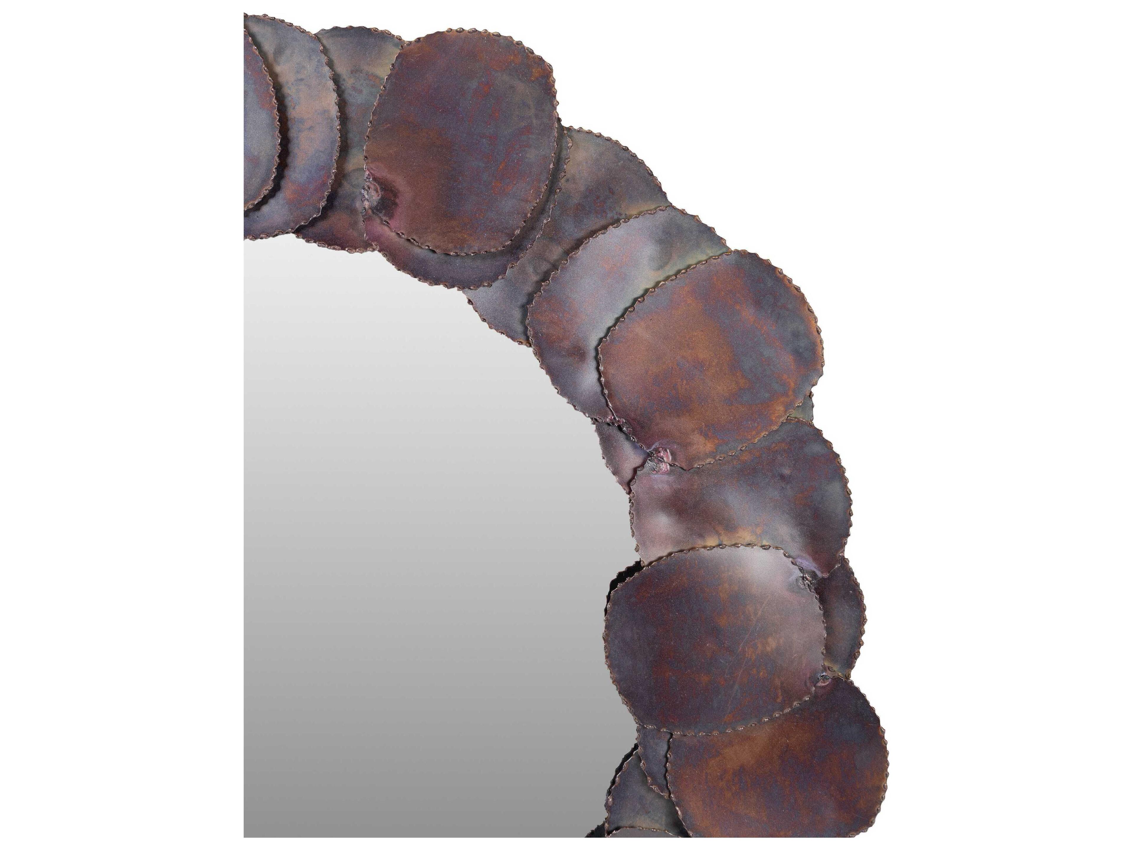 Urbia Elements Suri Round Cobalt Wall Mirror