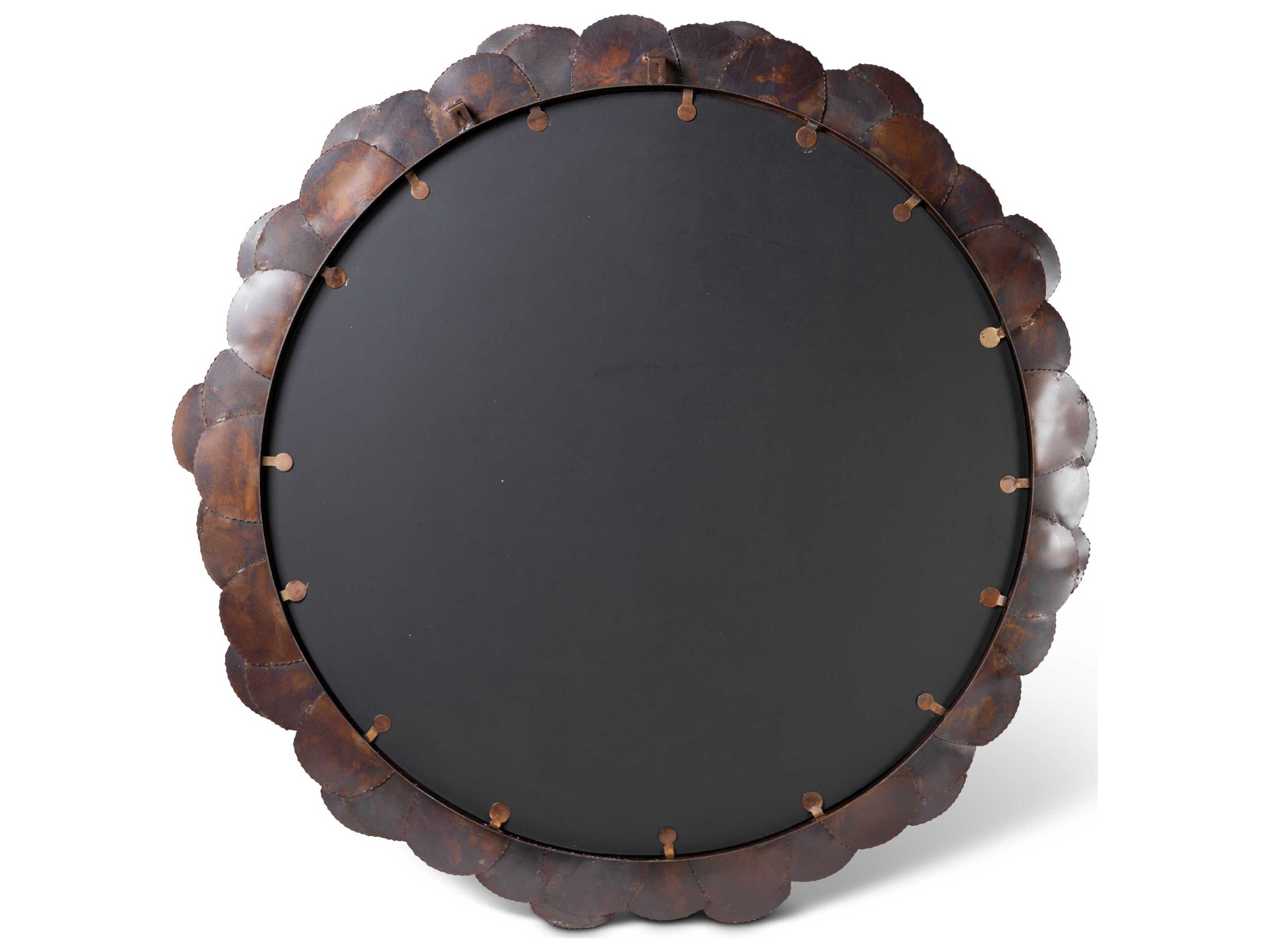 Urbia Elements Suri Round Cobalt Wall Mirror