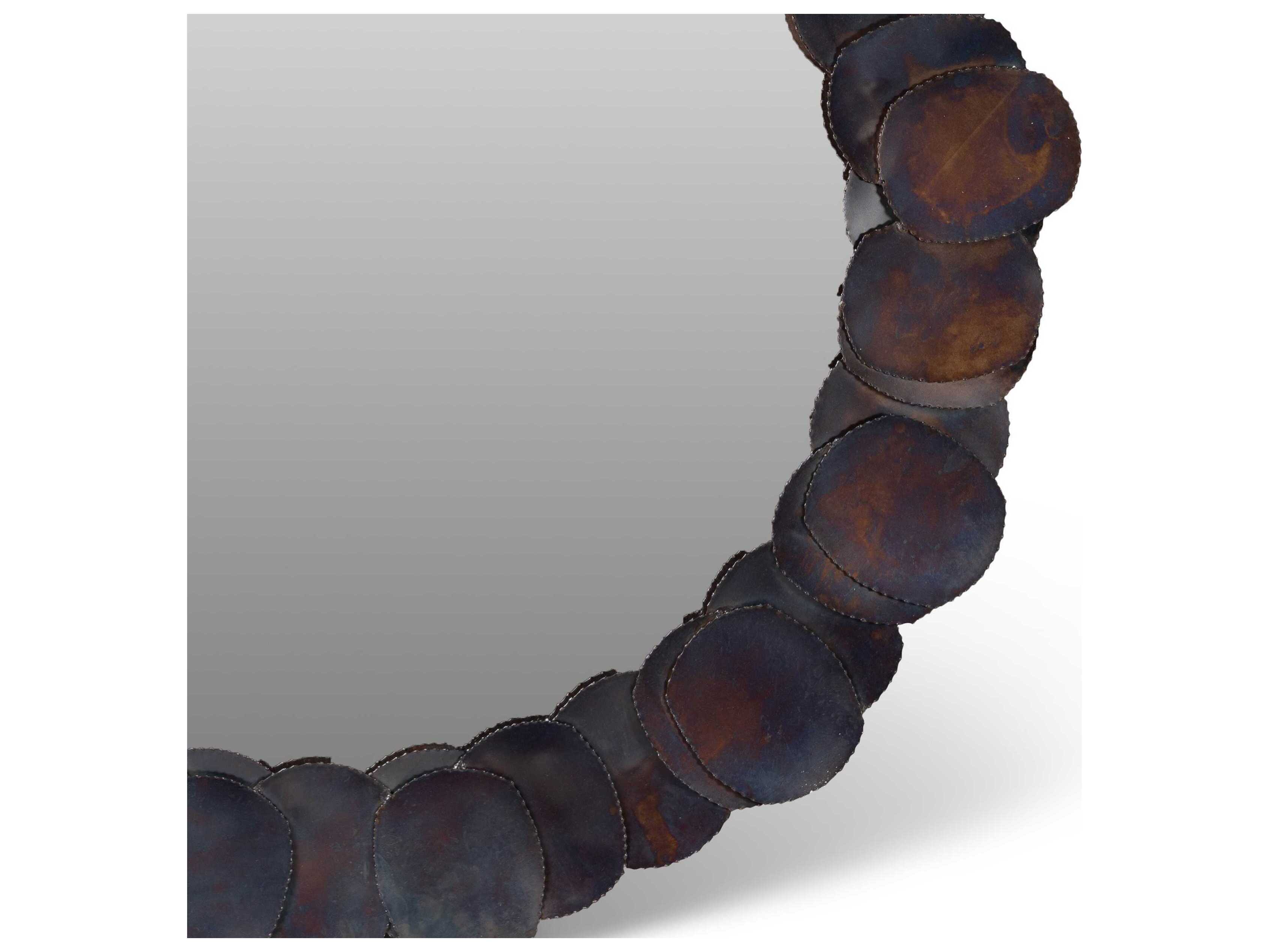 Urbia Elements Suri Round Cobalt Wall Mirror