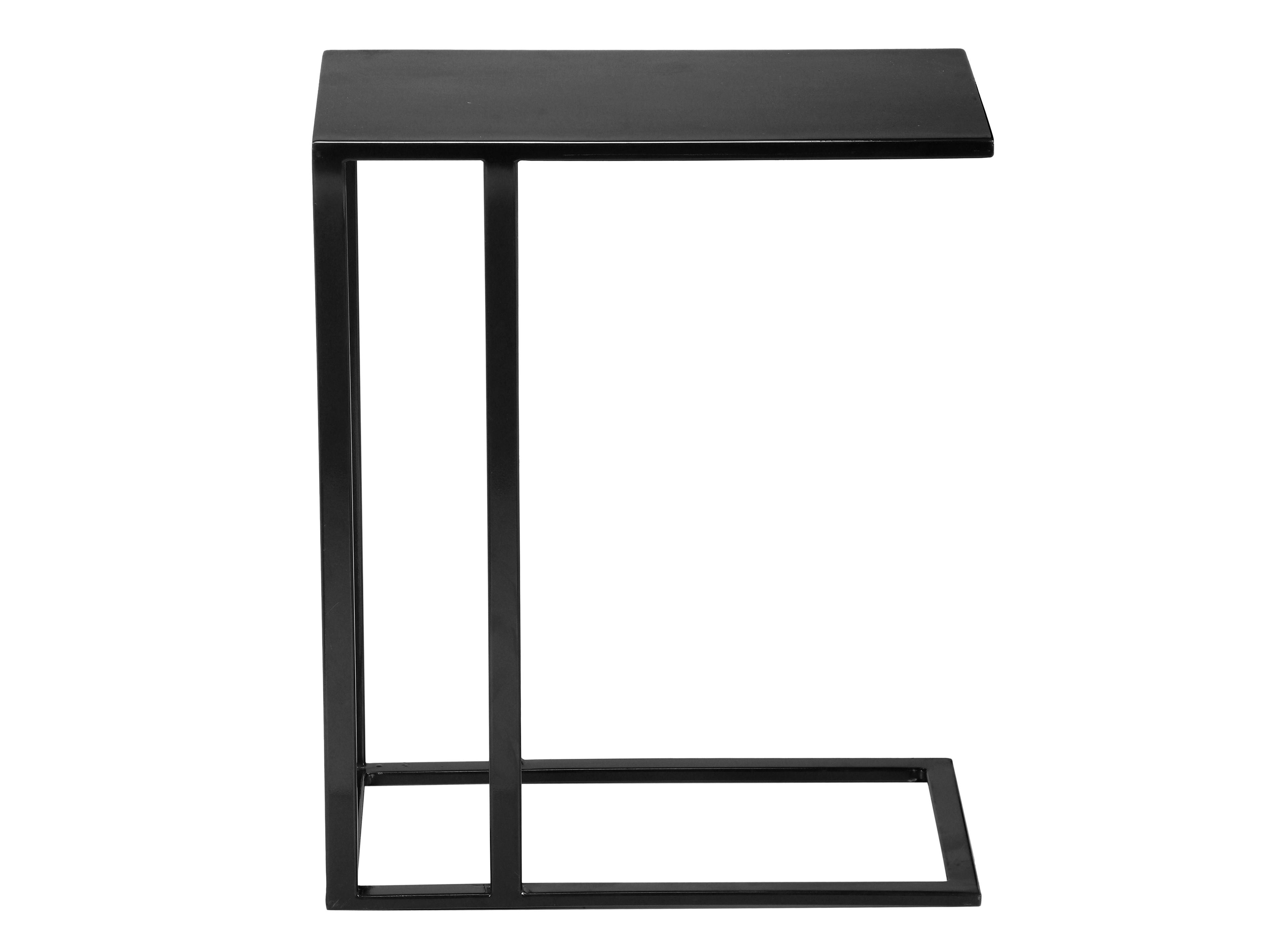 Urbia Elements Rectangular Metal Antique Zinc Black Tanu End Table