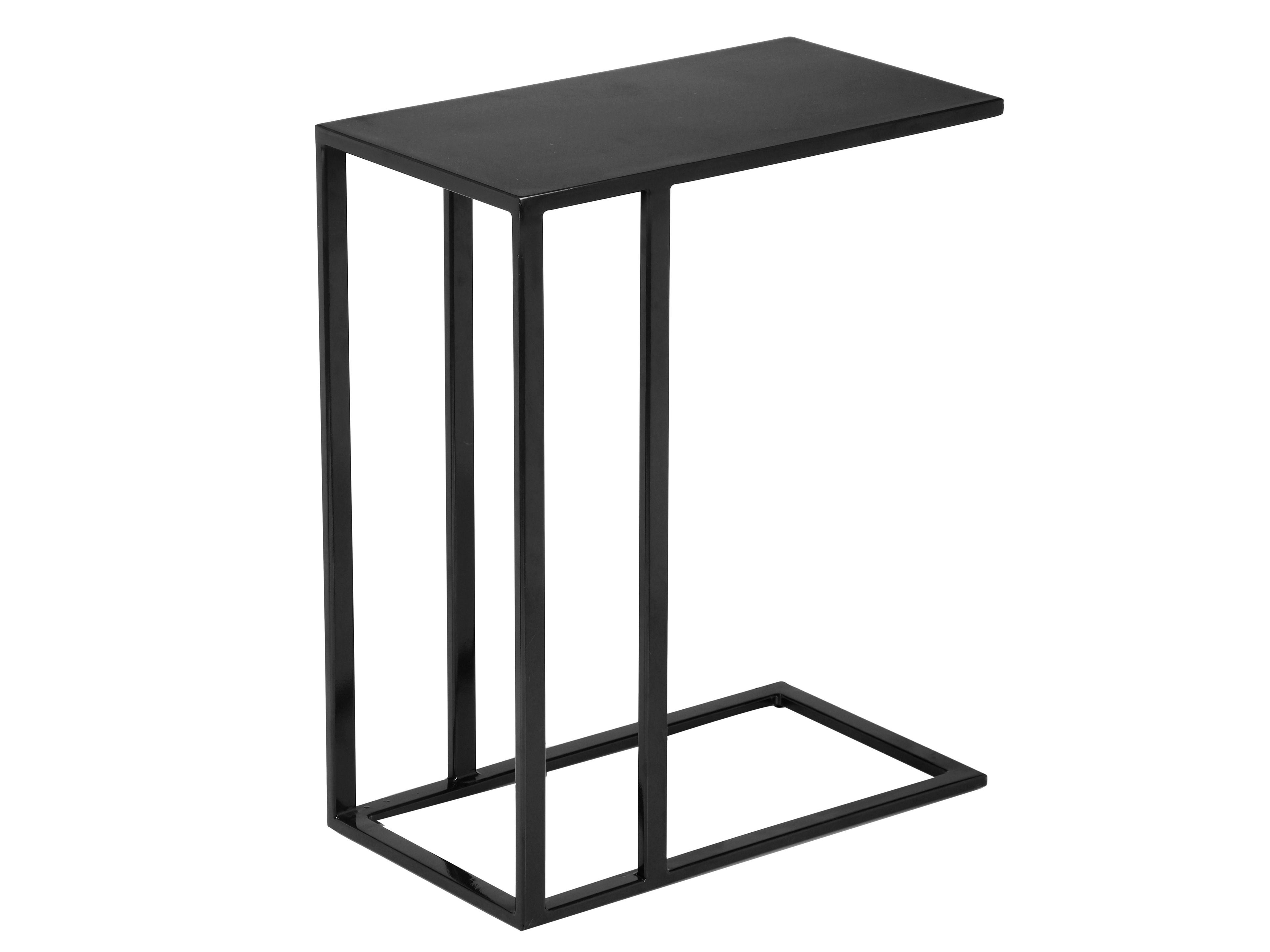 Urbia Elements Rectangular Metal Antique Zinc Black Tanu End Table