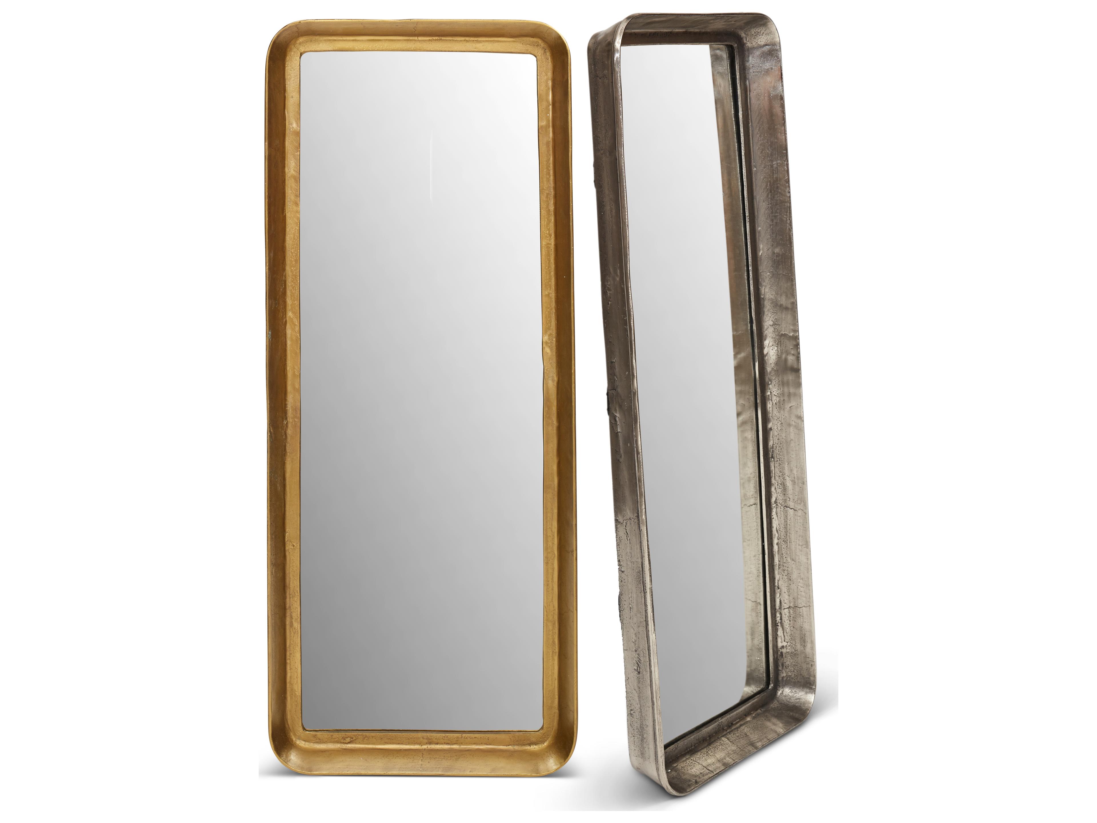 Urbia Vinod Antique Brass Rectangular Floor Mirror