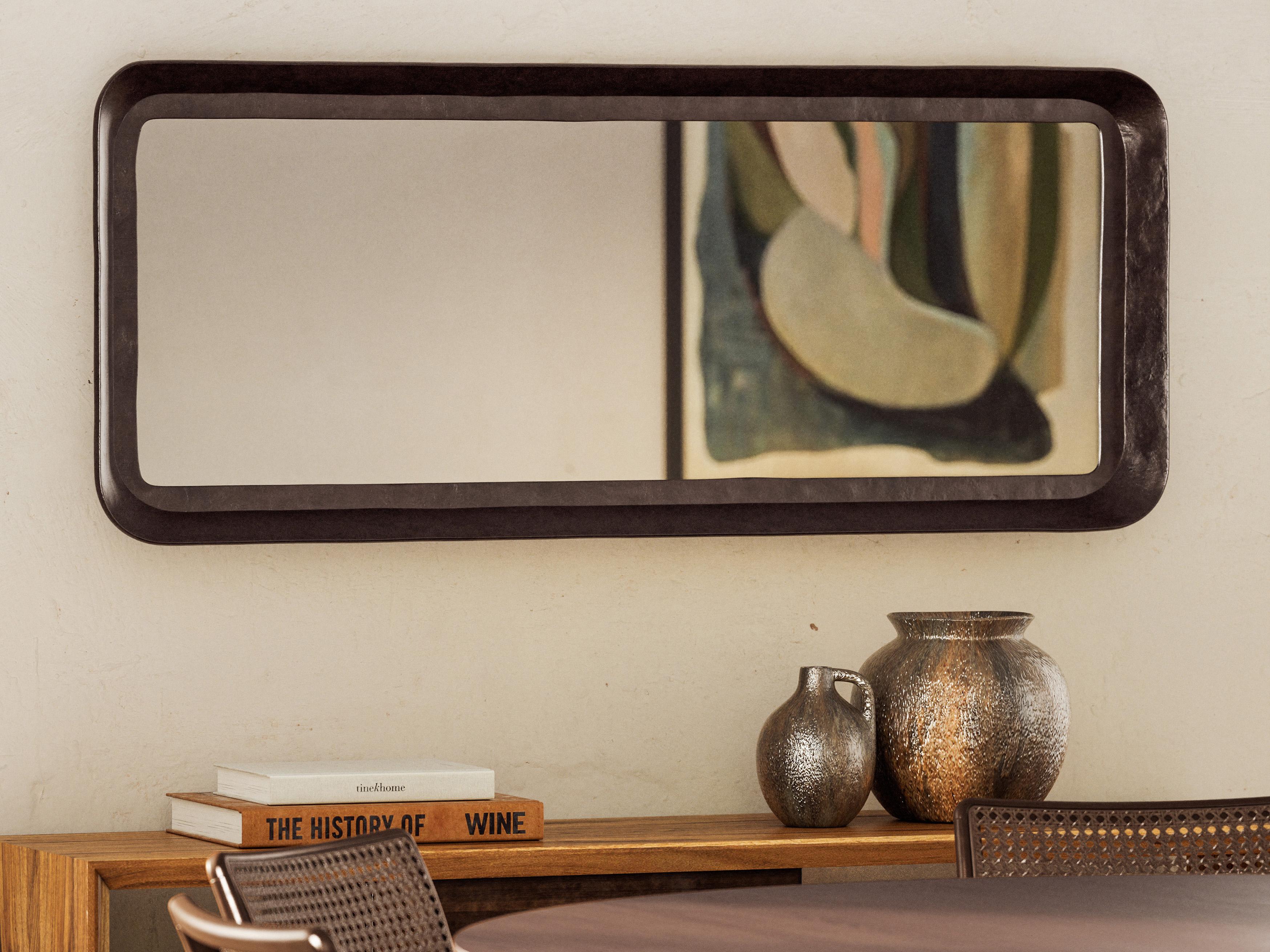 Urbia Elements Raw Bronze Rectangular Wall Mirror