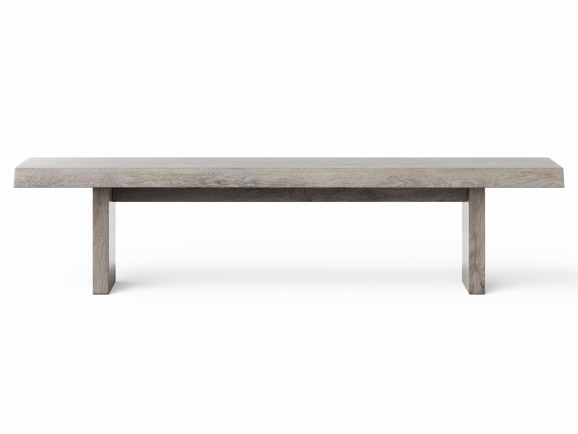 Urbia Brooks Sandblasted Grey Accent Bench