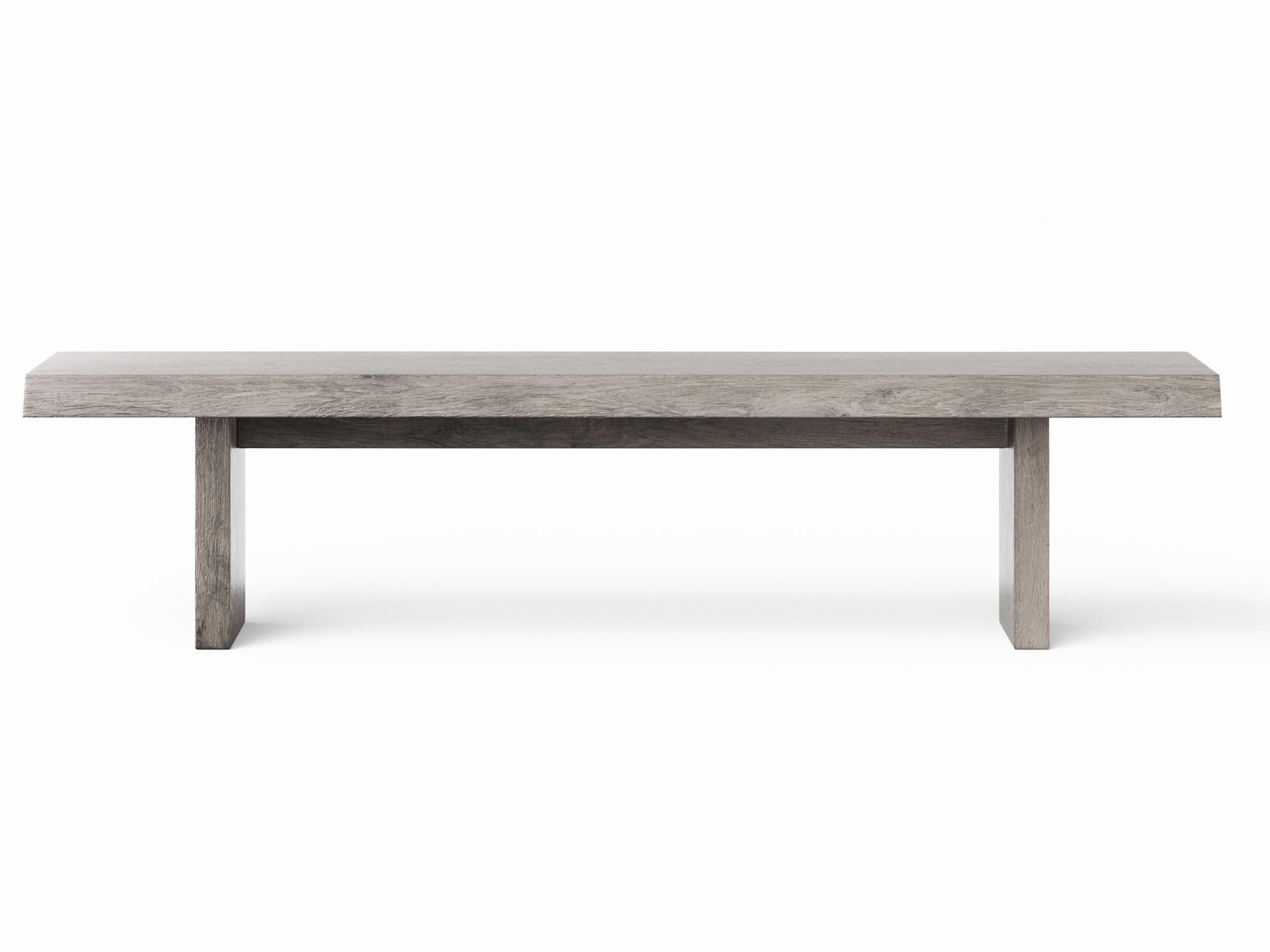 Urbia Brooks Sandblasted Grey Accent Bench