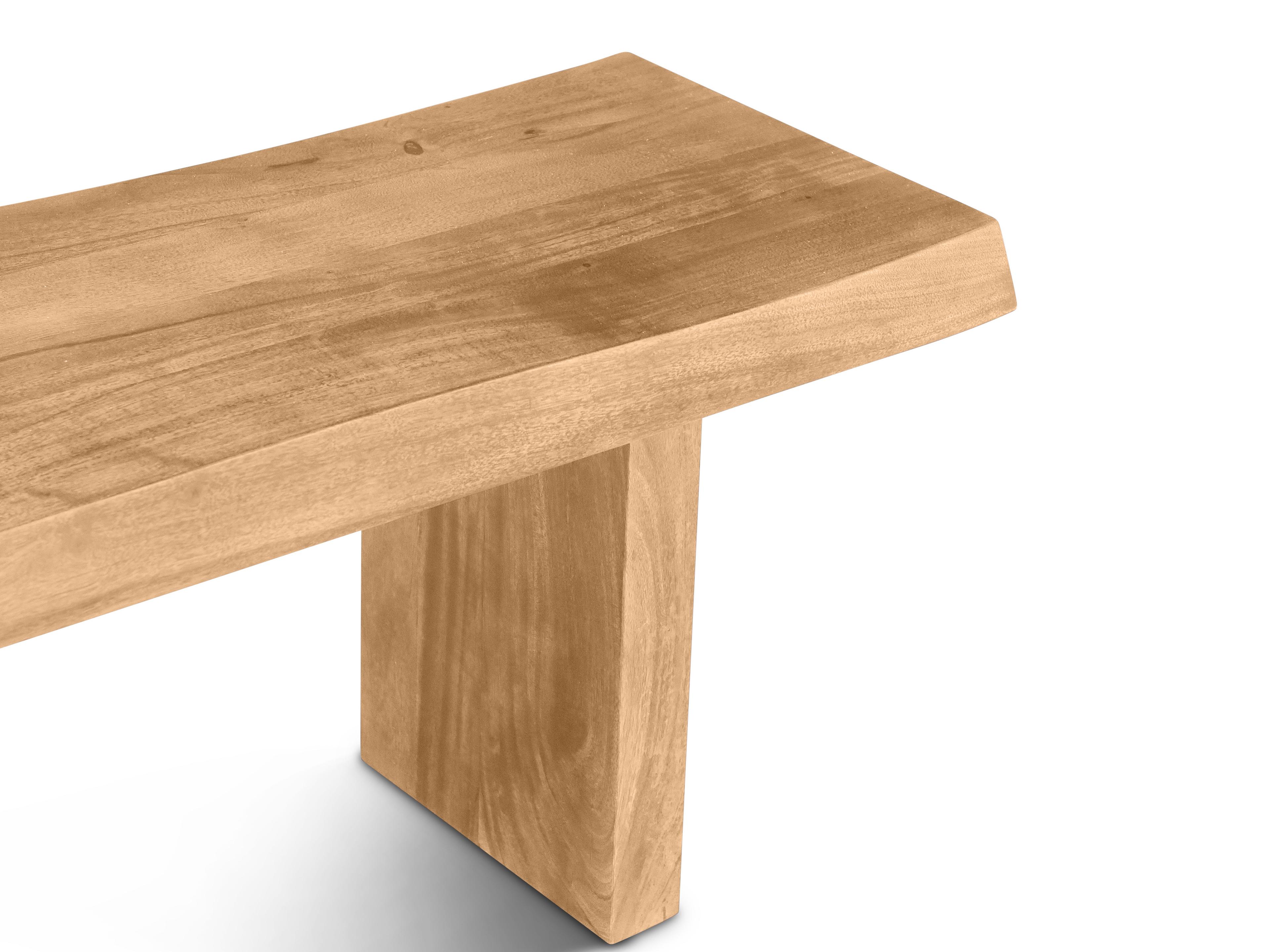 Urbia Brooks Teak Brown Accent Bench