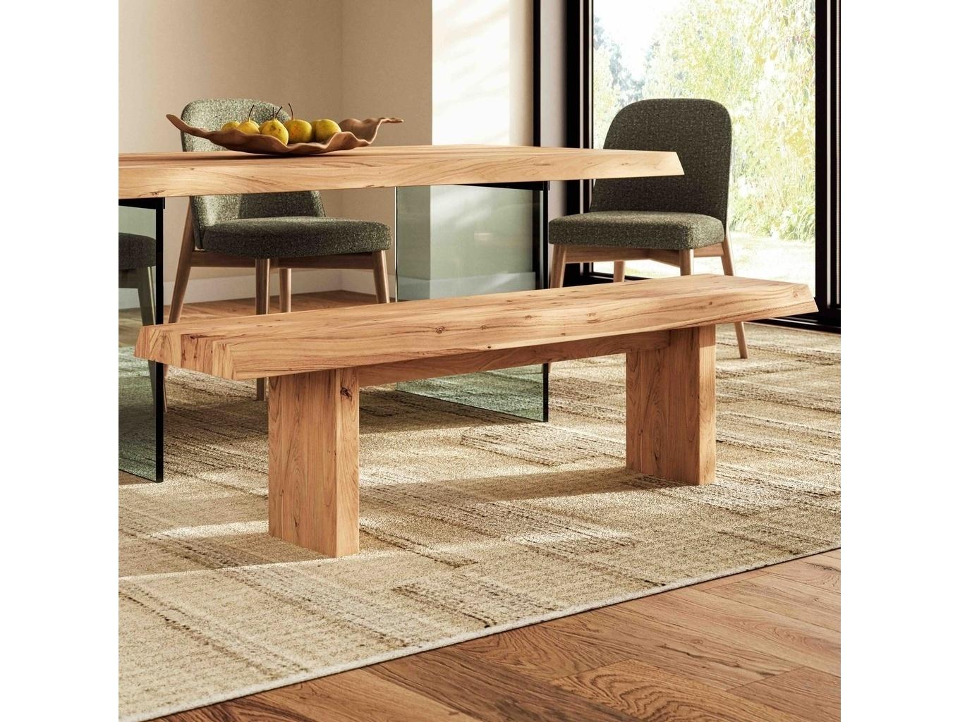 Urbia Brooks Teak Brown Accent Bench