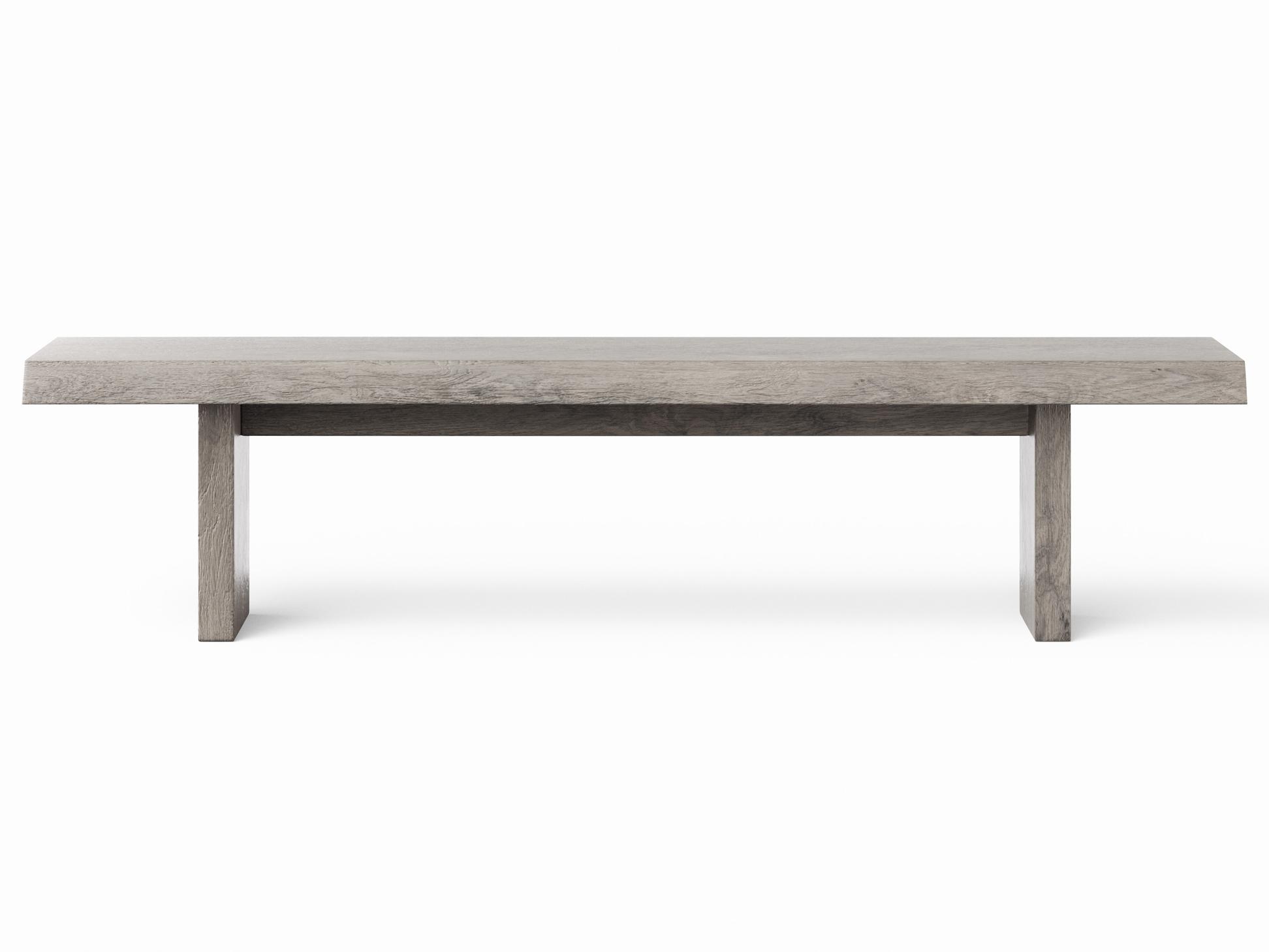 Urbia Brooks Sandblasted Grey Accent Bench