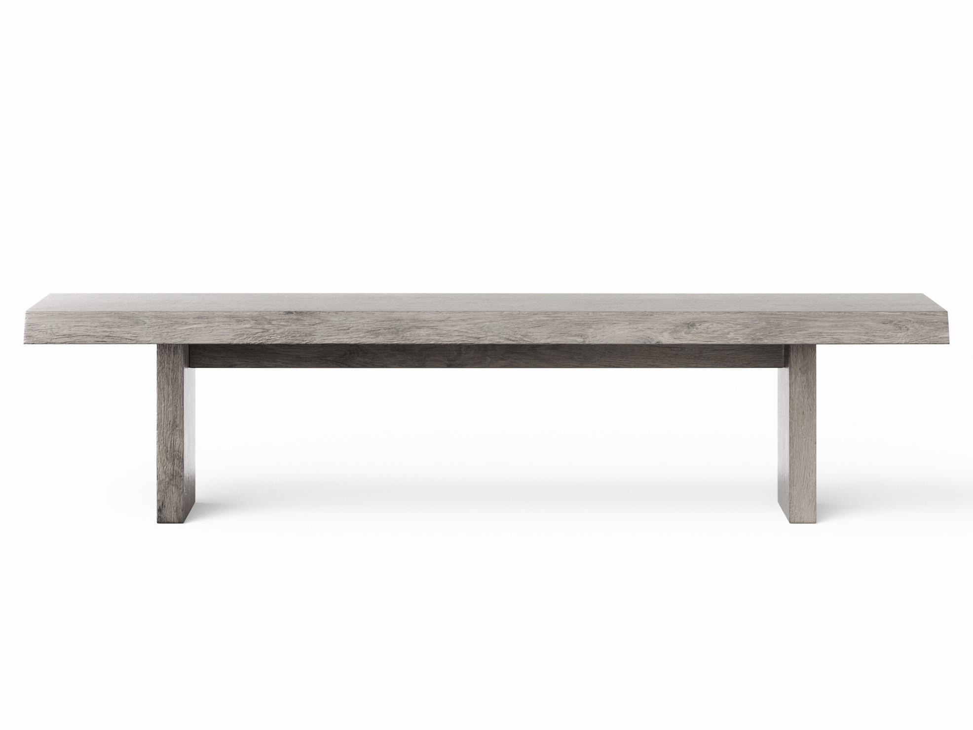 Urbia Brooks Sandblasted Grey Accent Bench