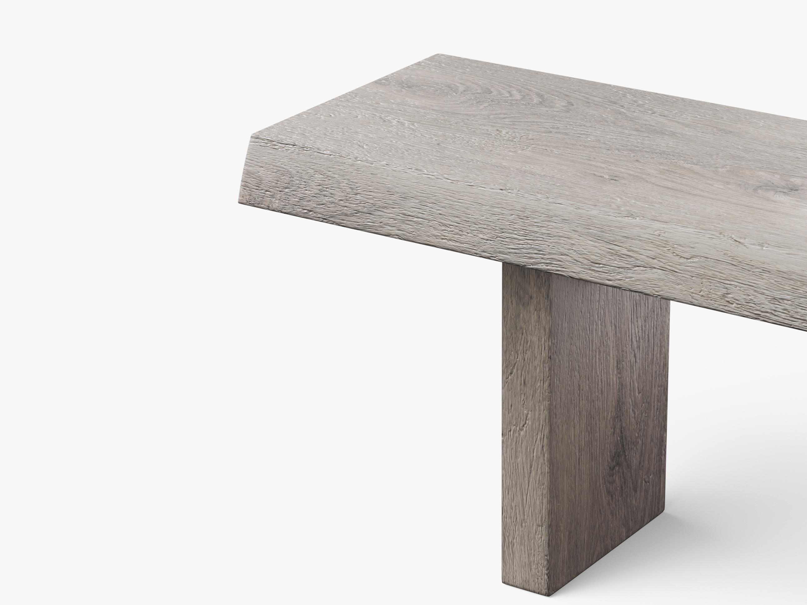 Urbia Brooks Sandblasted Grey Accent Bench