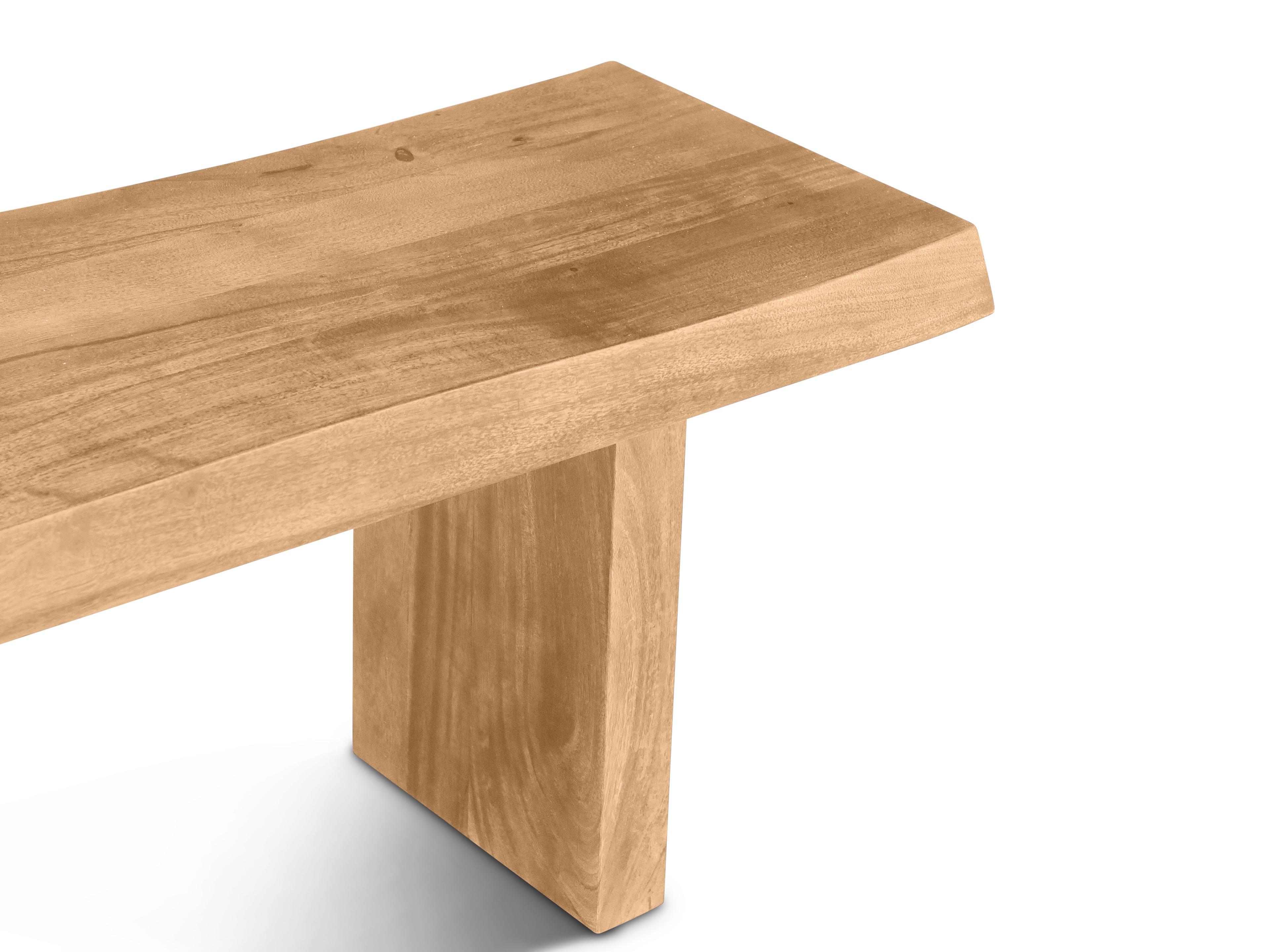 Urbia Brooks Teak Brown Accent Bench