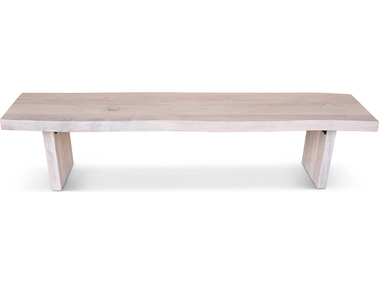 Urbia Brooks White Wash Accent Bench