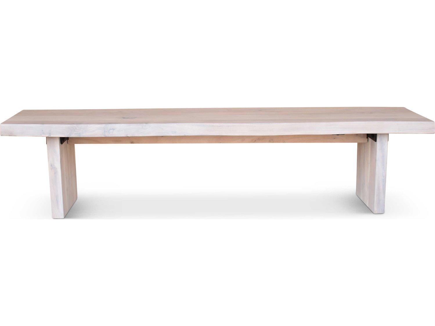 Urbia Brooks White Wash Accent Bench