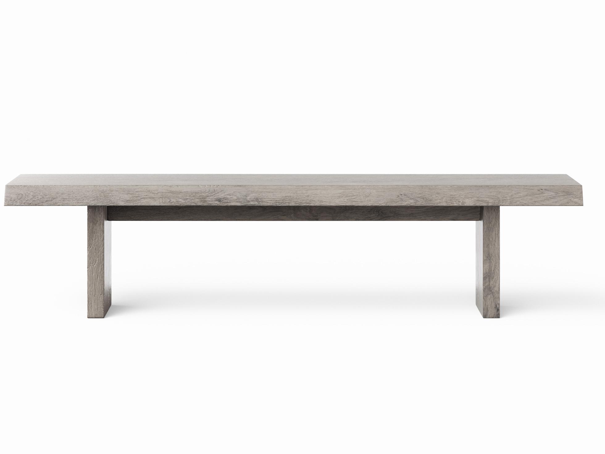 Urbia Brooks Sandblasted Grey Accent Bench