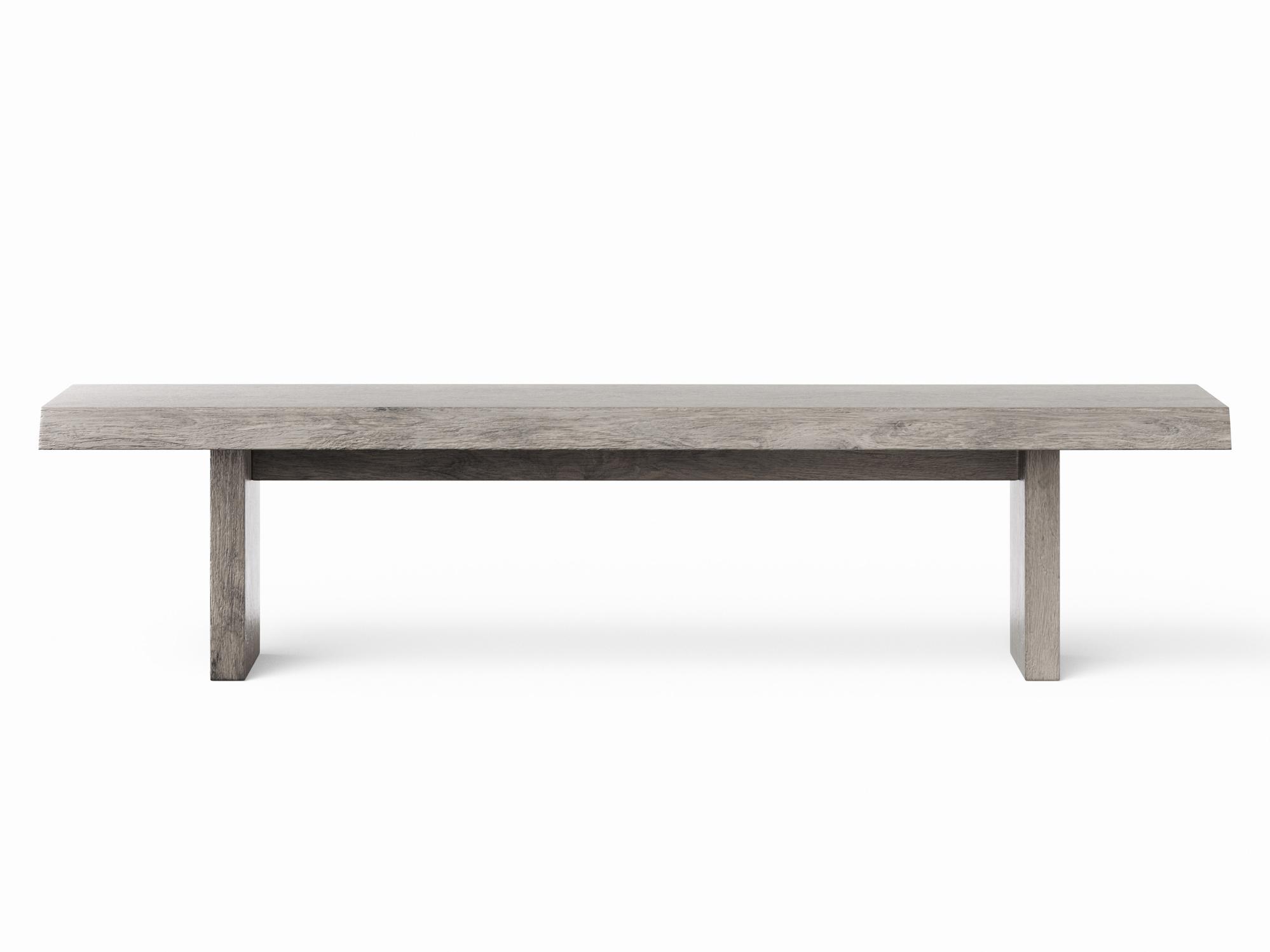 Urbia Brooks Sandblasted Grey Accent Bench