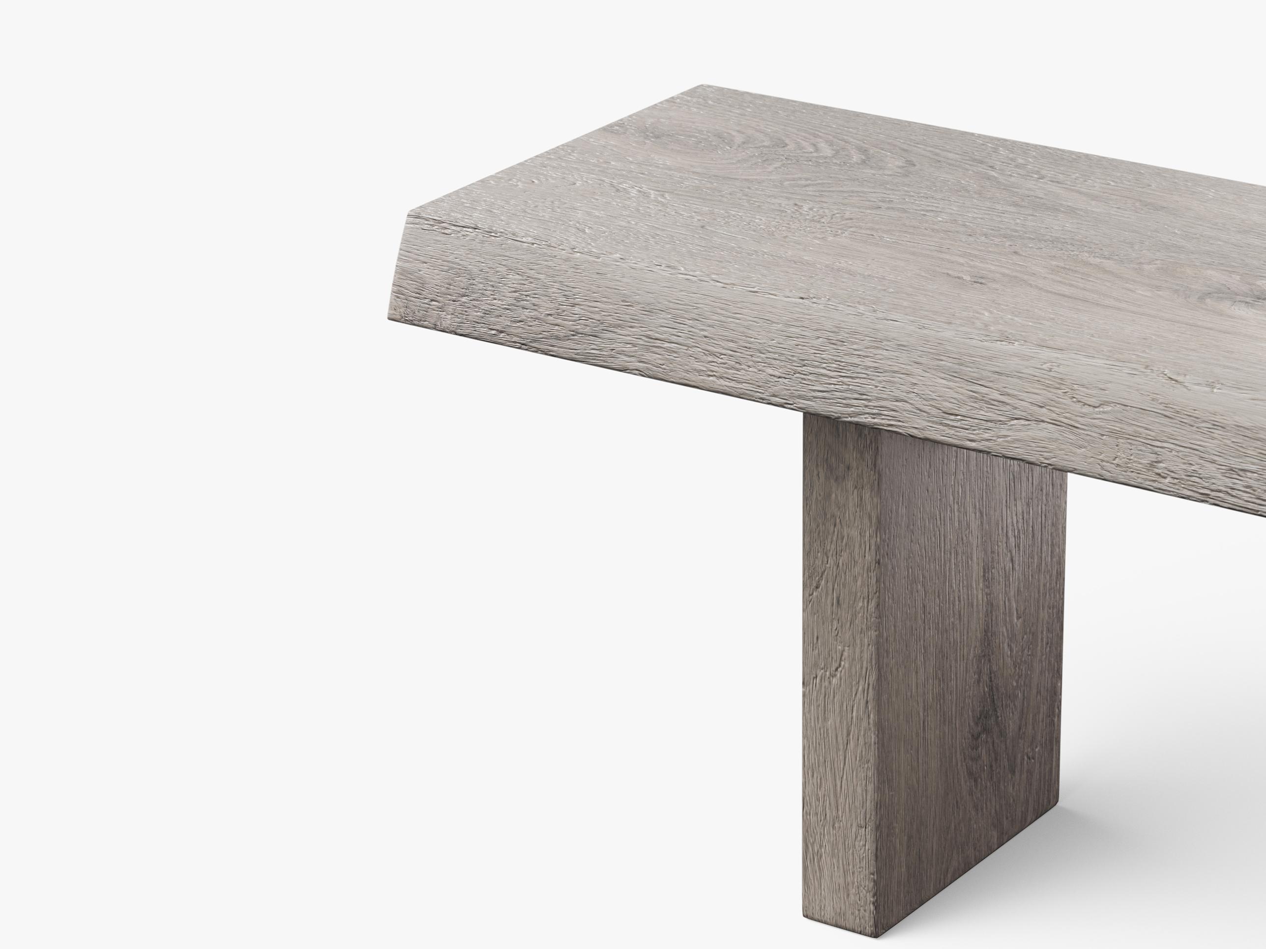 Urbia Brooks Sandblasted Grey Accent Bench