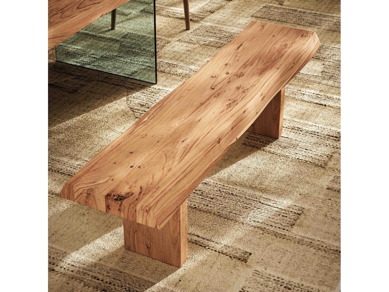 Urbia Brooks Teak Brown Accent Bench