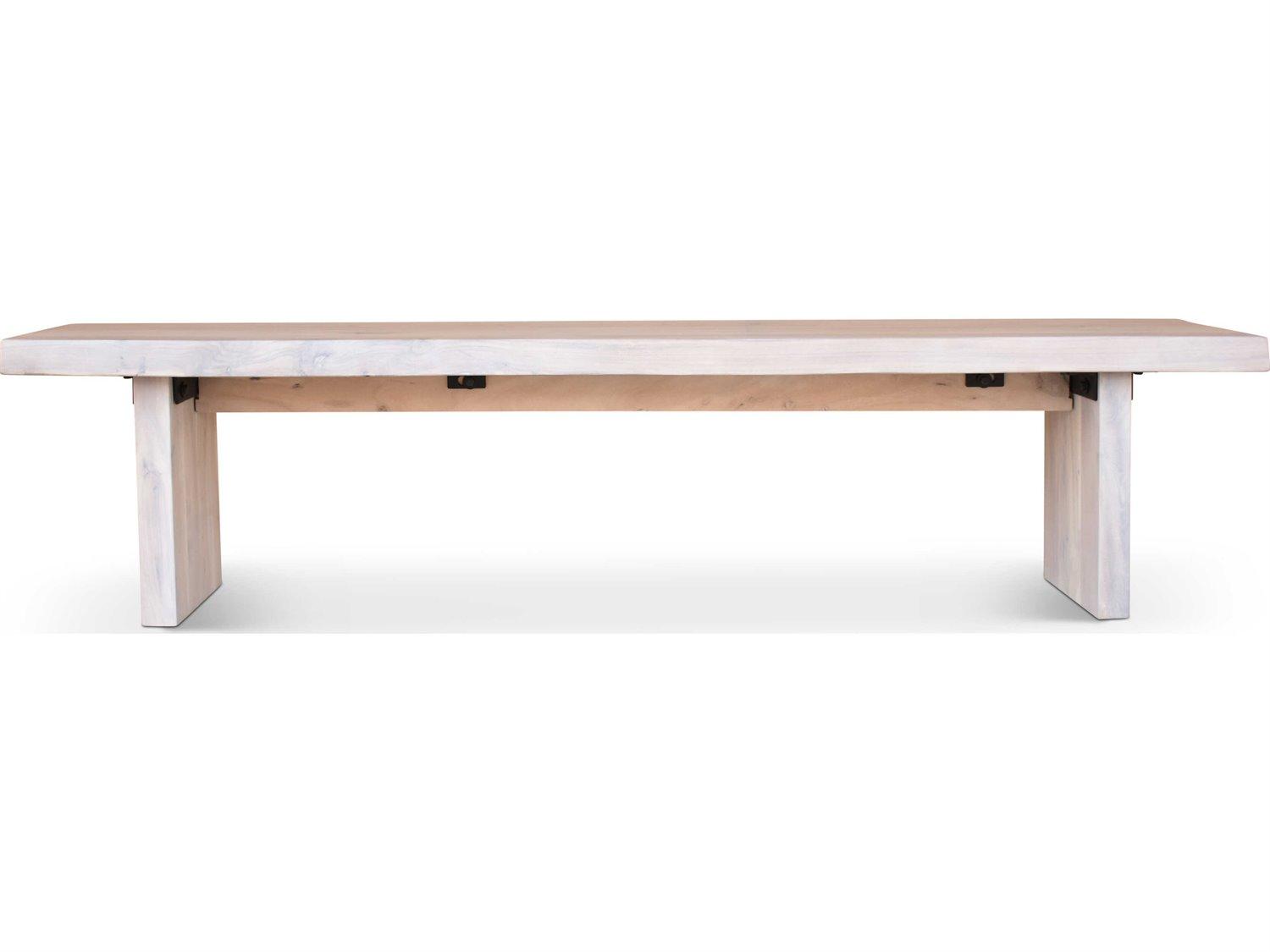 Urbia Brooks White Wash Accent Bench