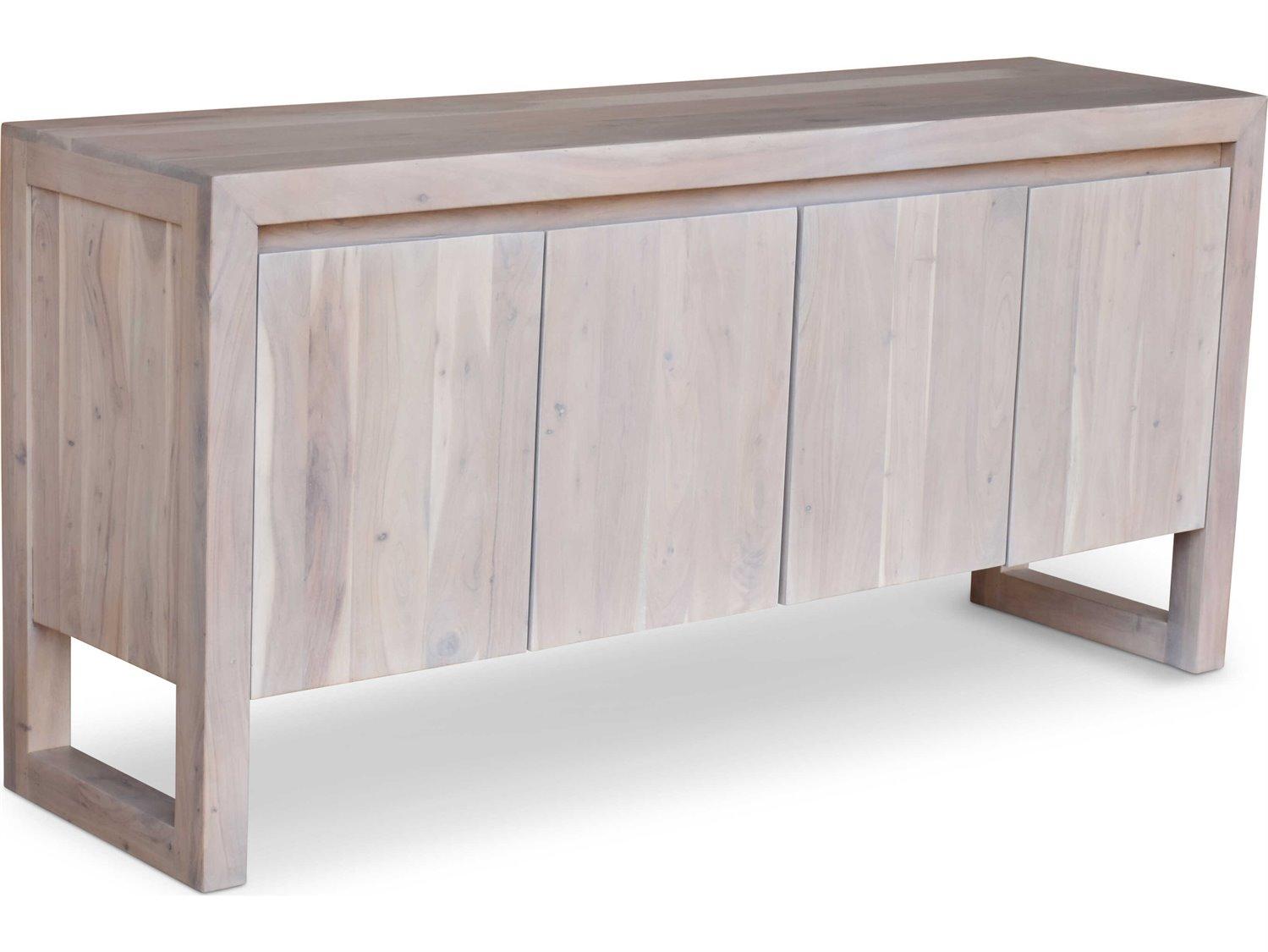Urbia Brooks 68" Acacia Wood White Wash Sideboard