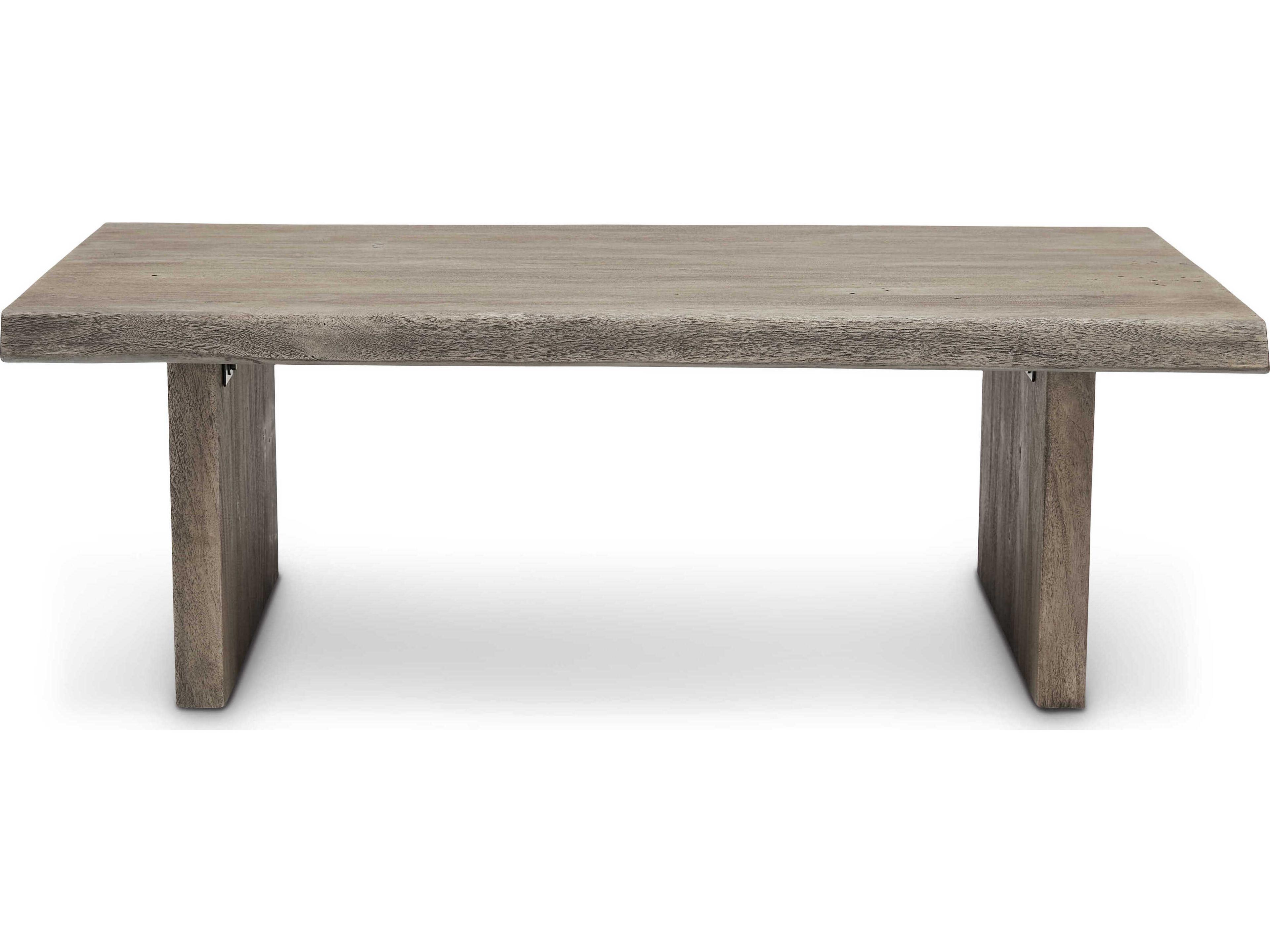 Urbia Brooks Rectangular Wood Sandblasted Grey Coffee Table