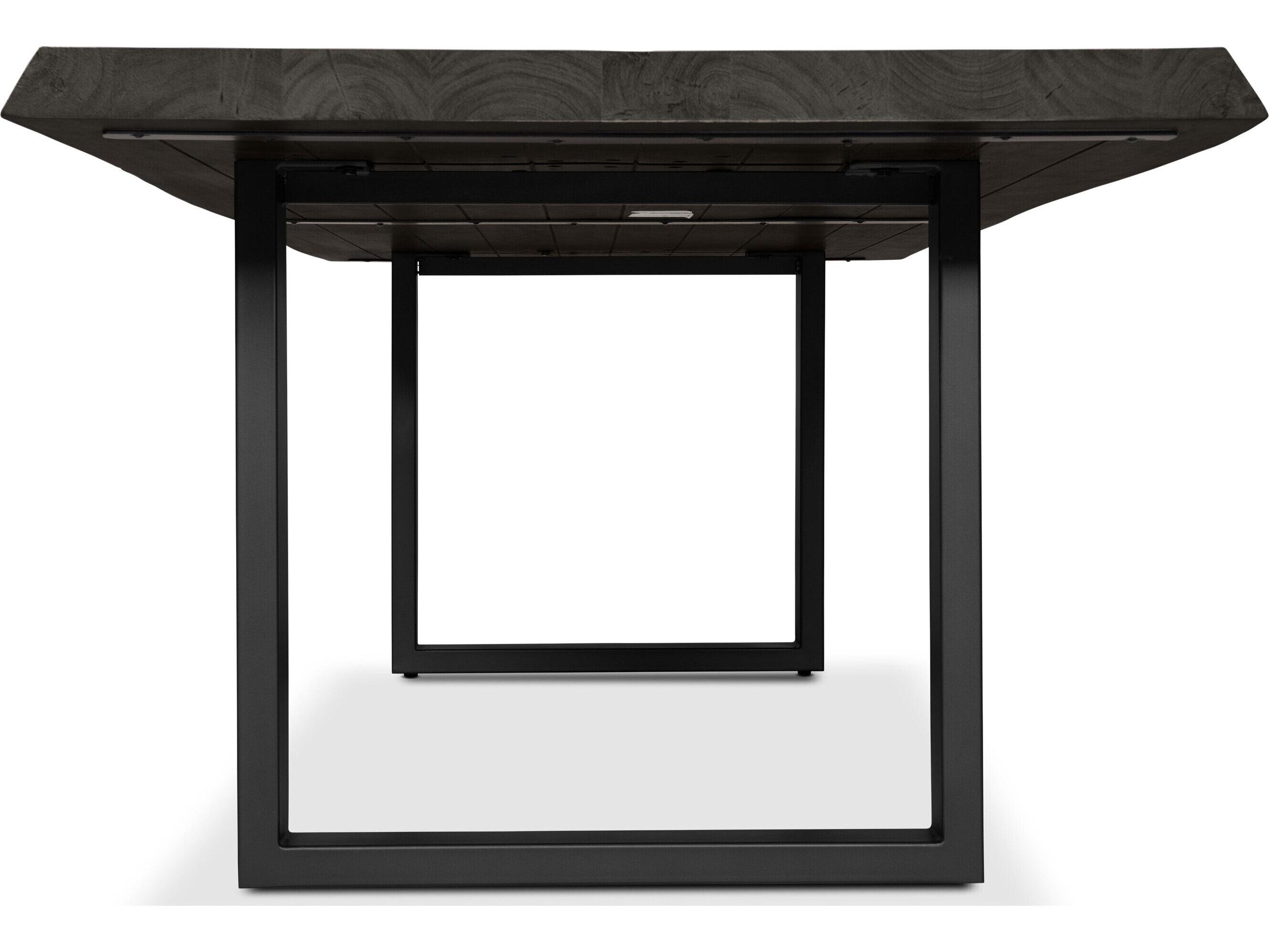 Urbia Brooks Rectangular Wood Ebonized Black Dining Table