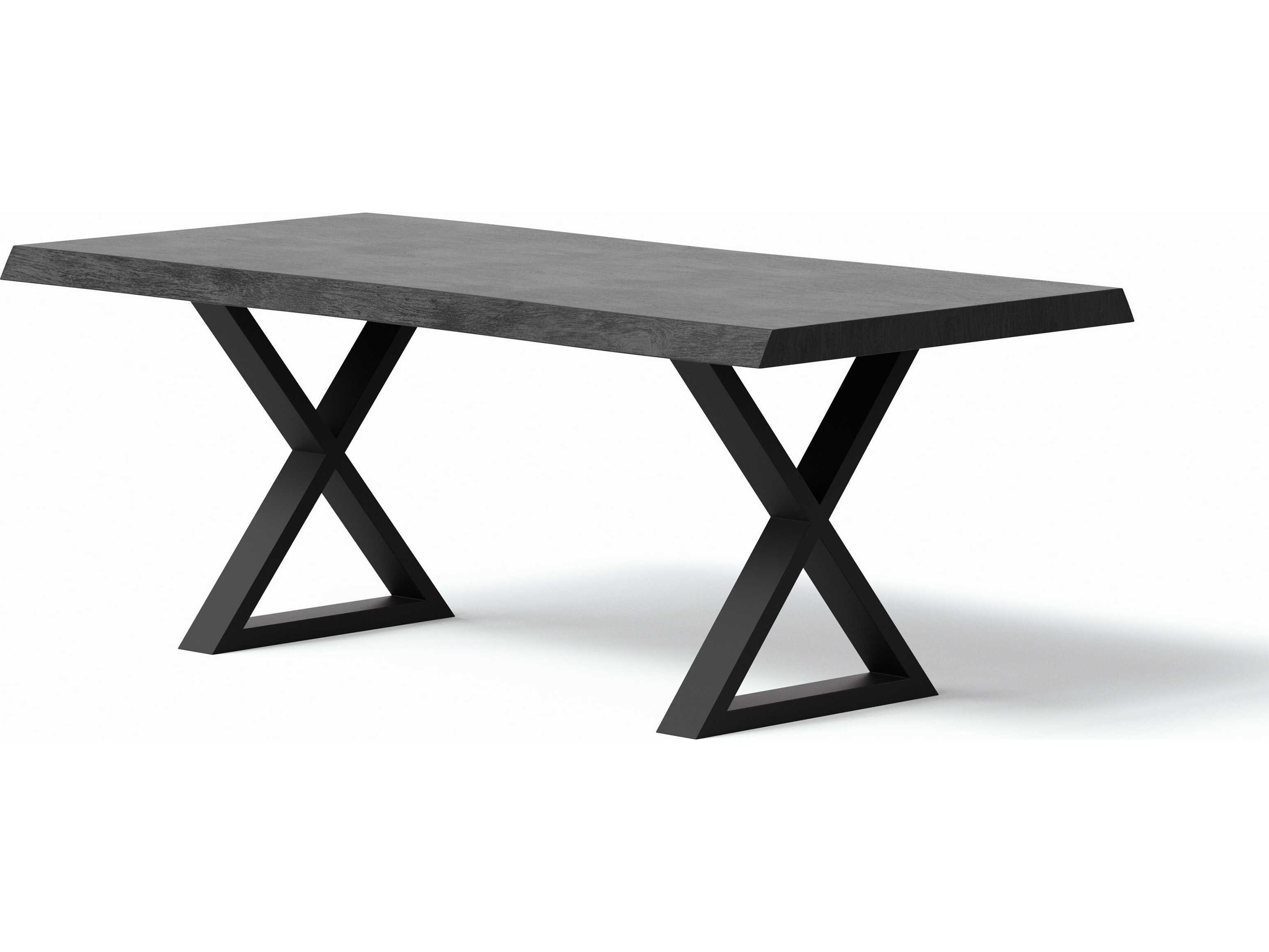 Urbia Brooks Rectangular Wood Ebonized Black Dining Table