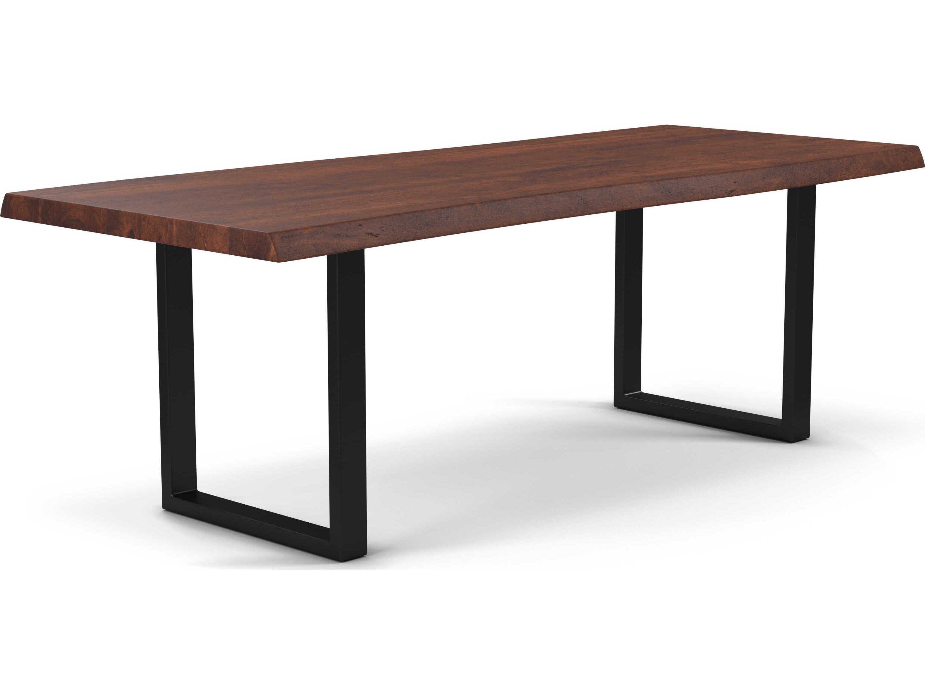 Urbia Brooks Rectangular Wood Americano Black Dining Table