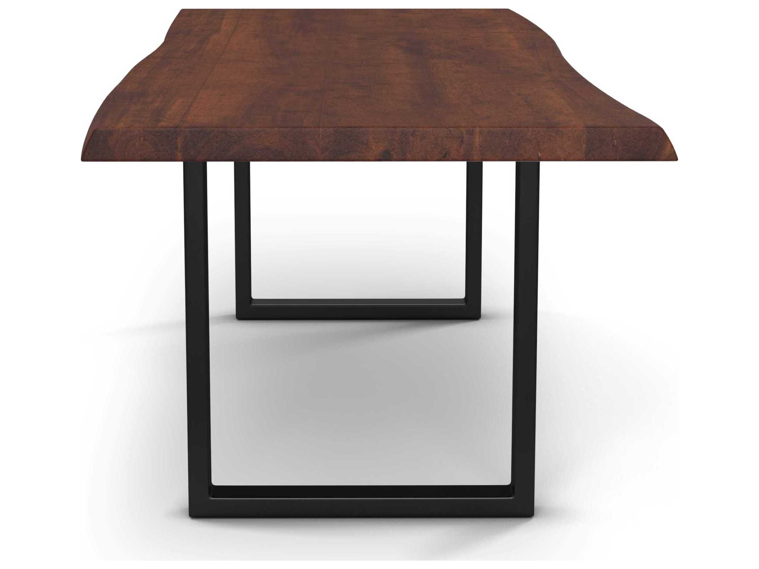Urbia Brooks Rectangular Wood Americano Black Dining Table