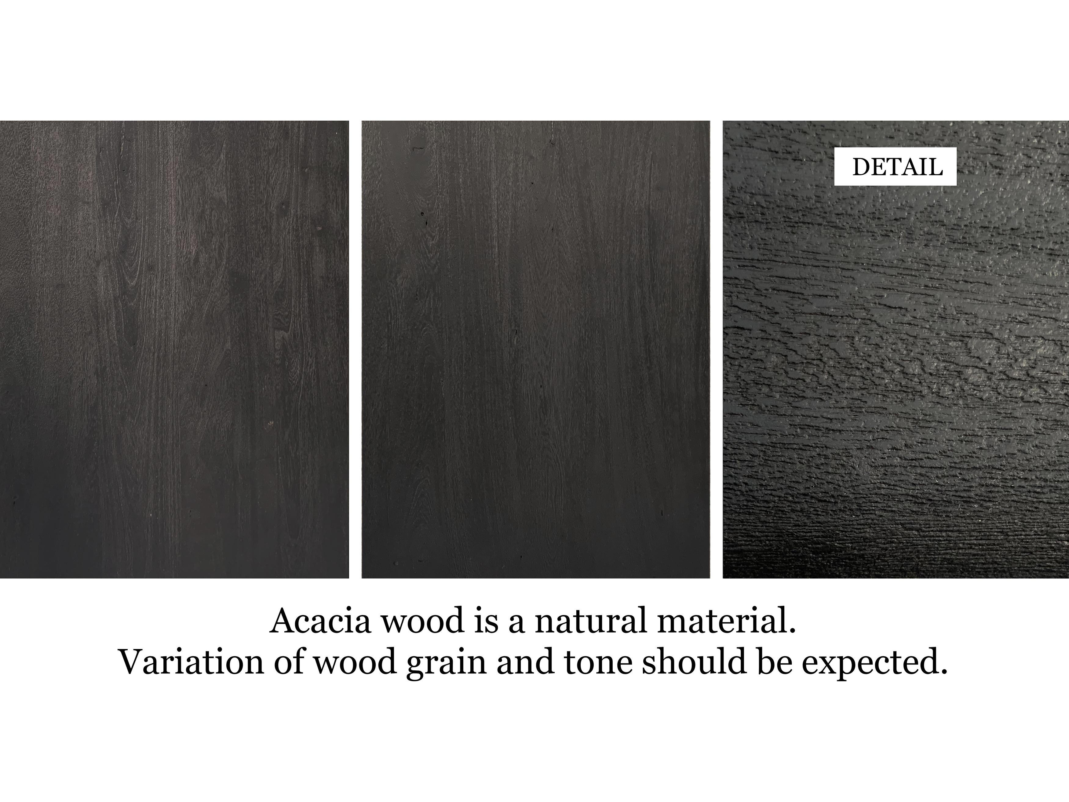 Urbia Brooks Rectangular Wood Ebonized Black Dining Table