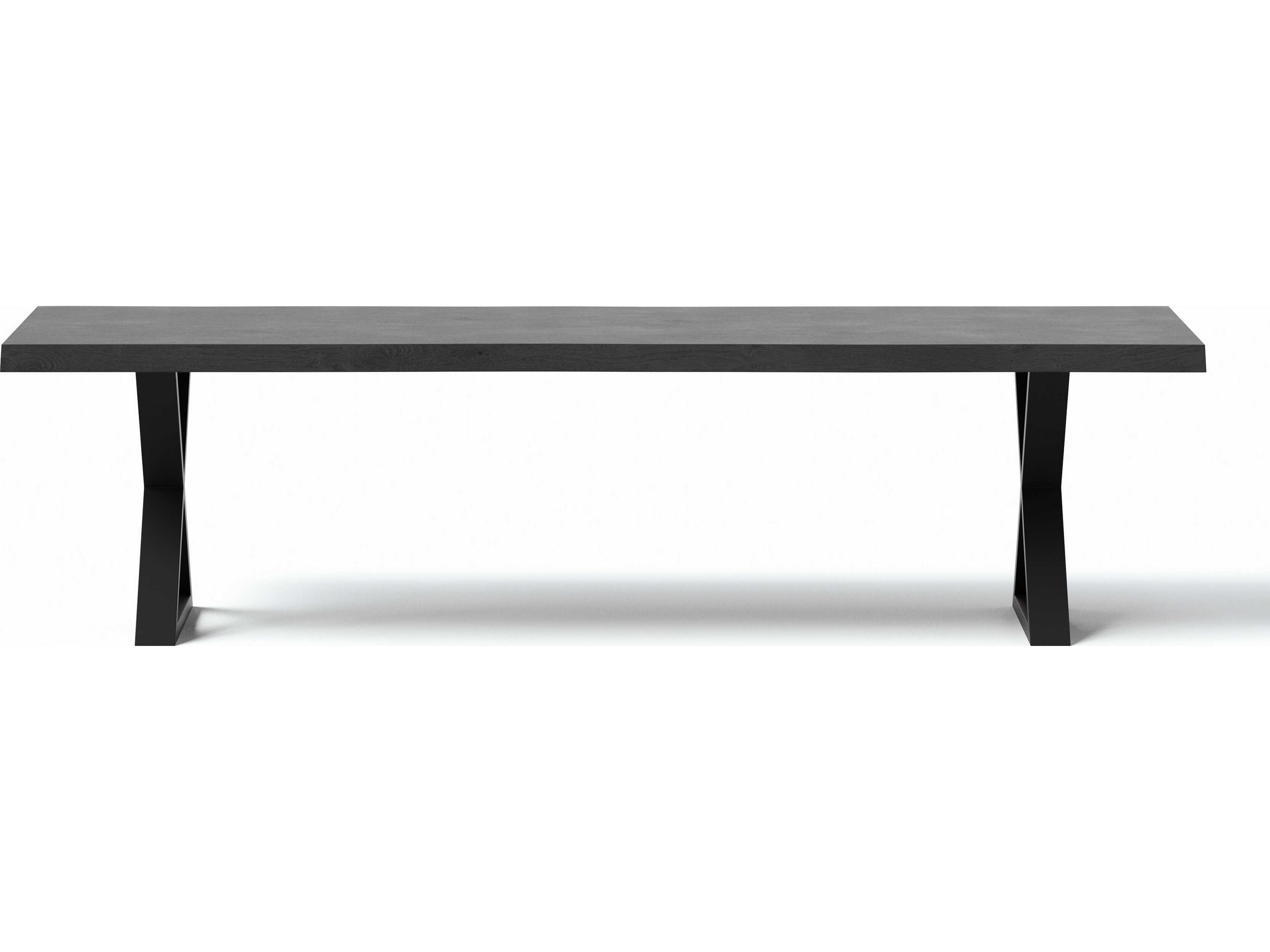 Urbia Brooks Rectangular Wood Ebonized Black Dining Table
