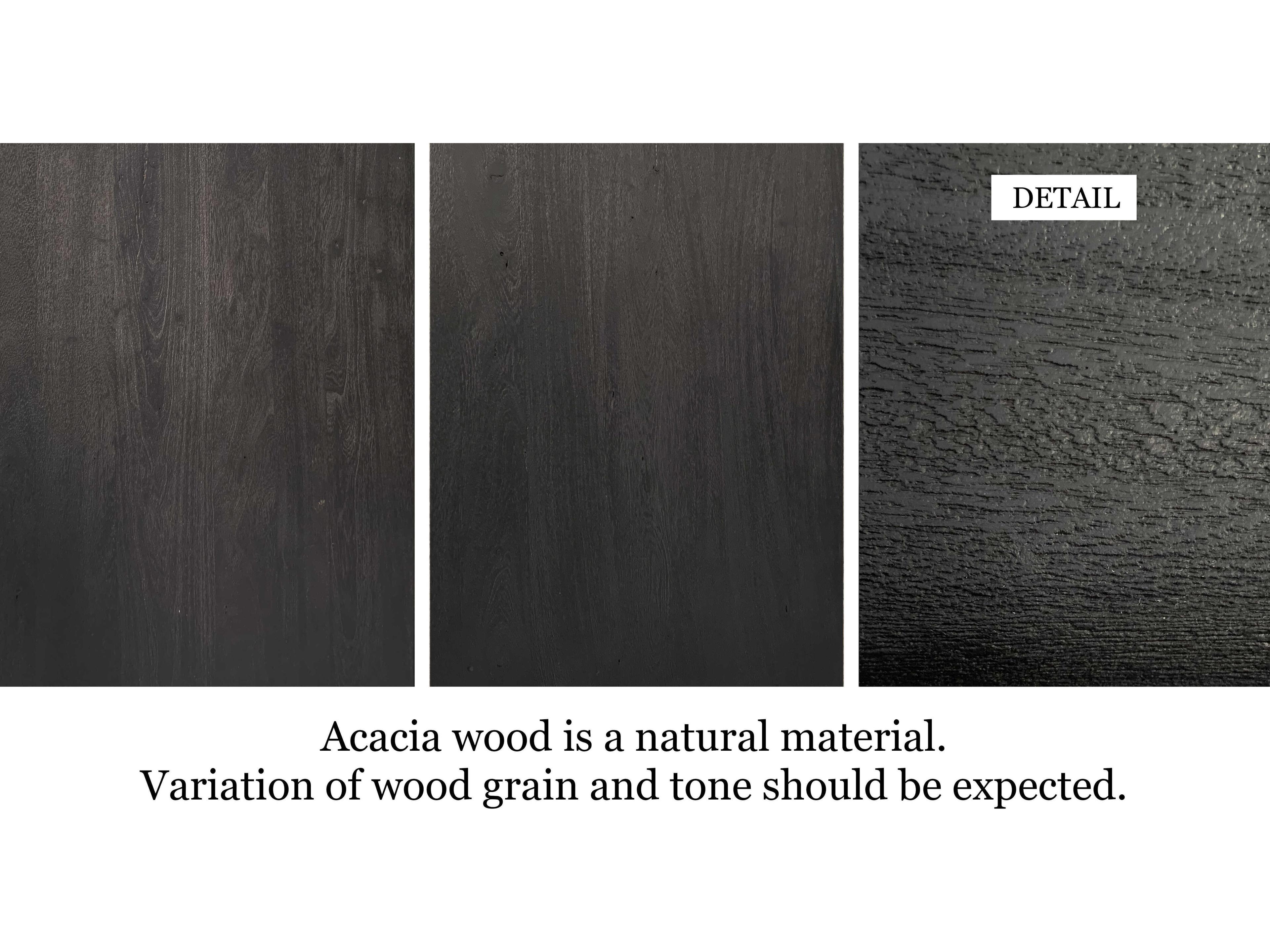 Urbia Brooks Rectangular Wood Ebonized Pewter Dining Table