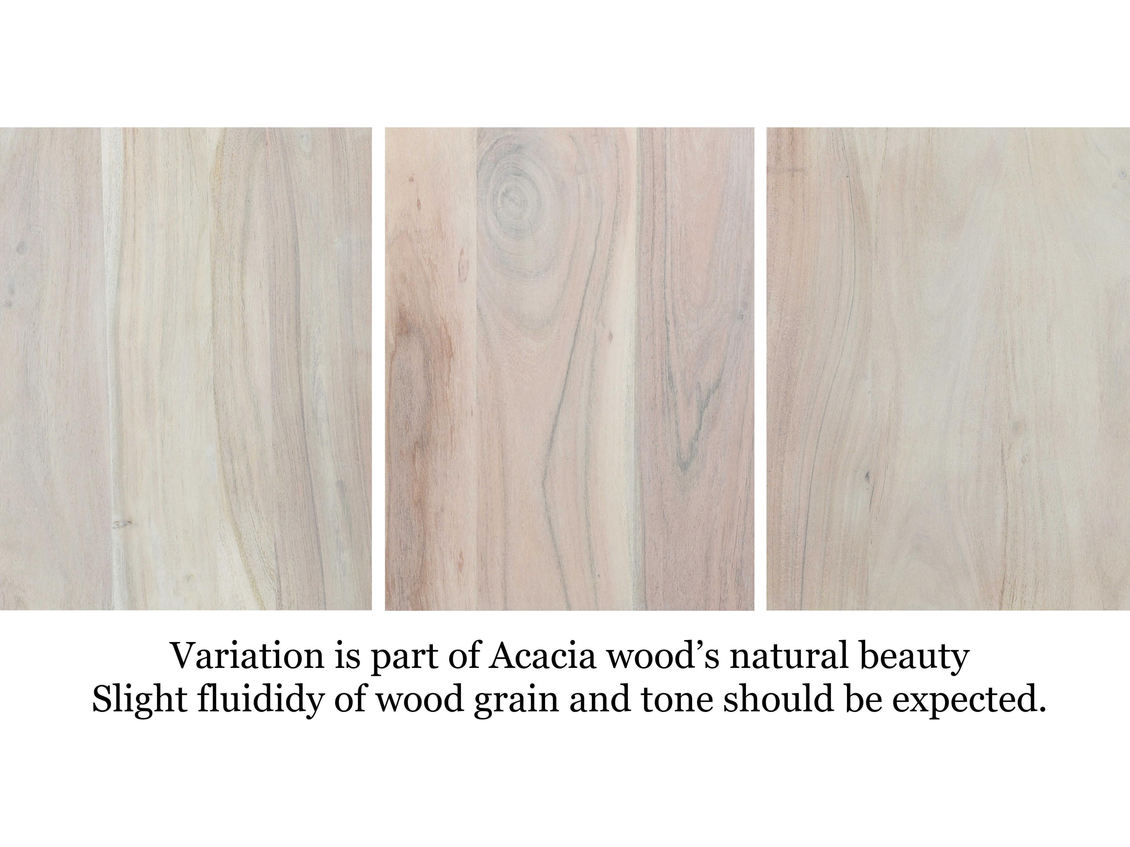 Urbia Brooks Rectangular Wood White Wash Pewter Dining Table