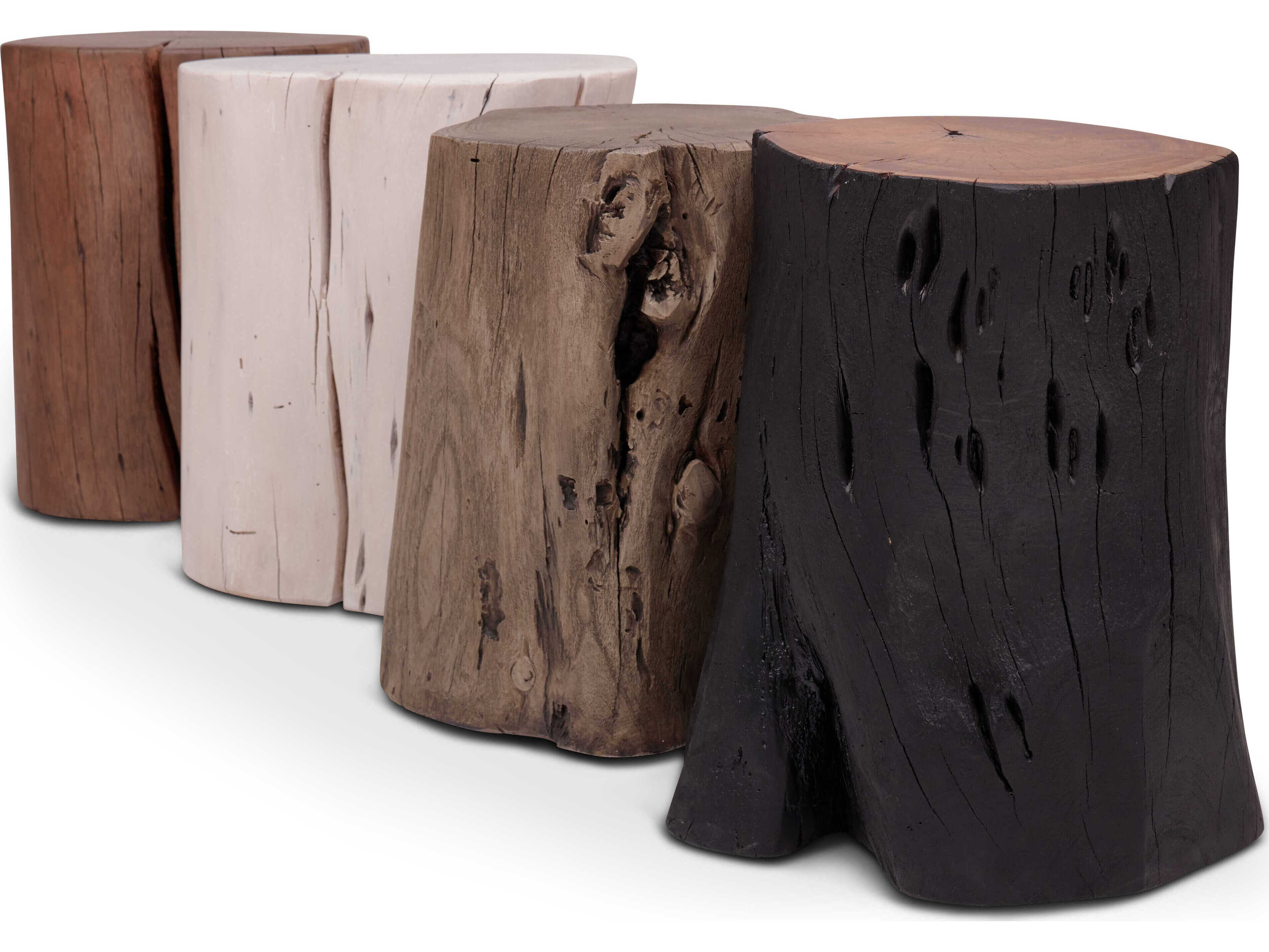 Urbia Brooks Round Wood Ebonized End Table