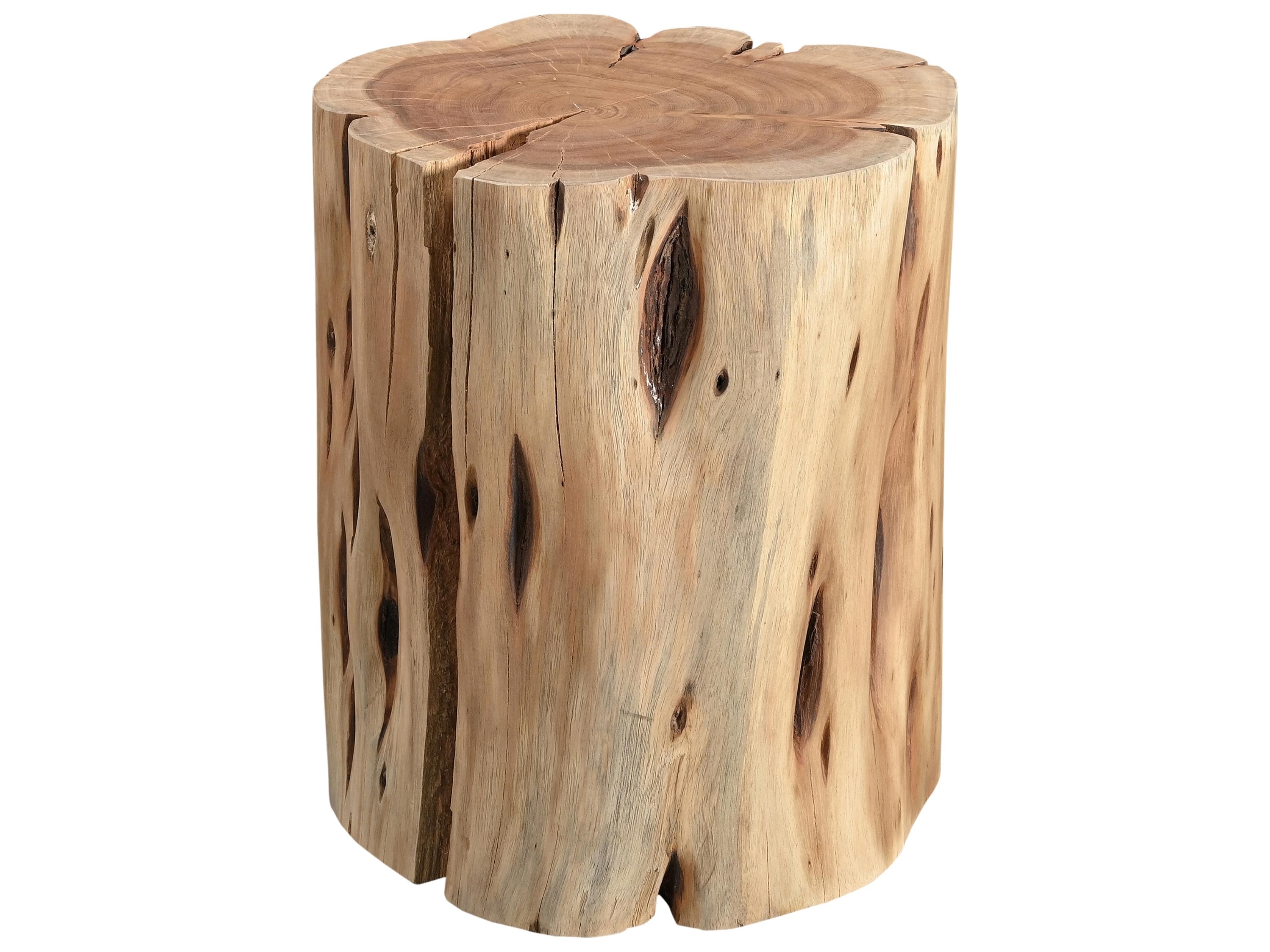 Urbia Brooks Teak Brown Accent Stool