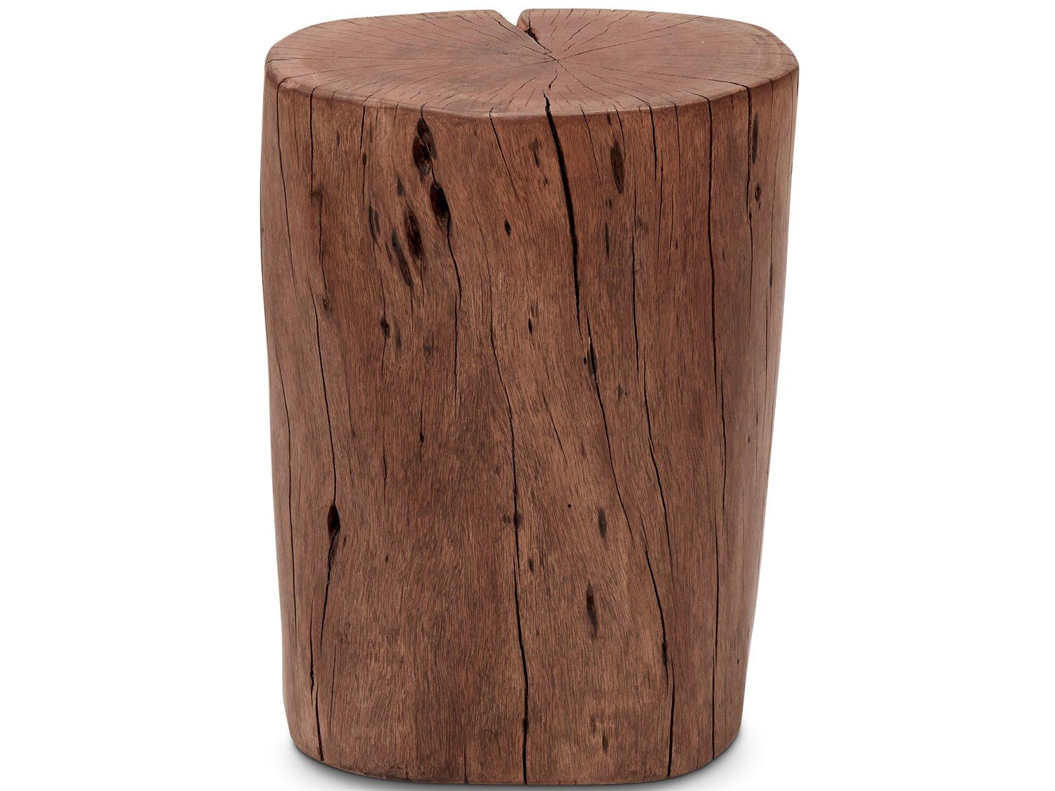 Urbia Brooks Round Wood Vinegar End Table