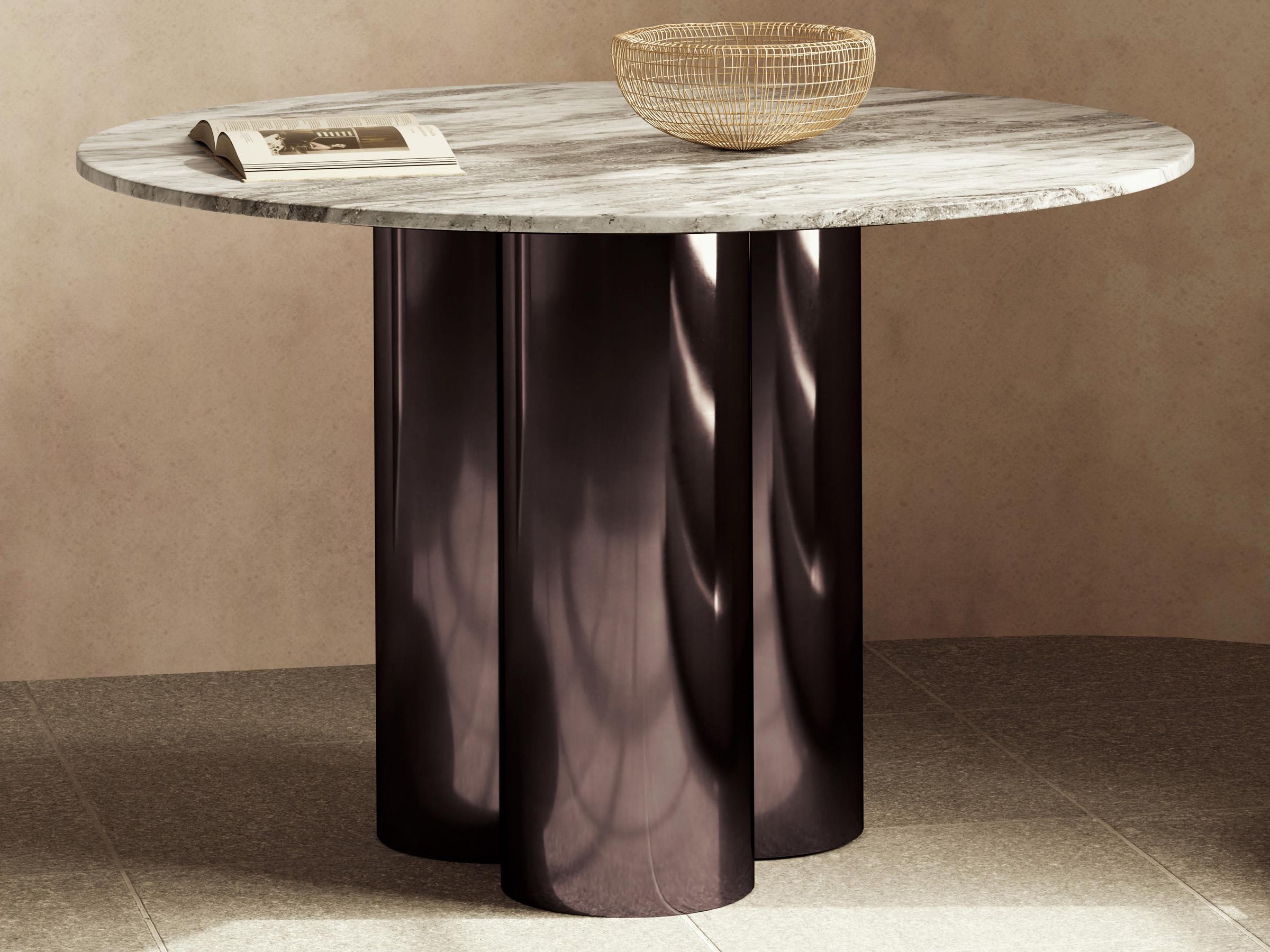 Urbia Marbelle Martie Round Marble Dining Table
