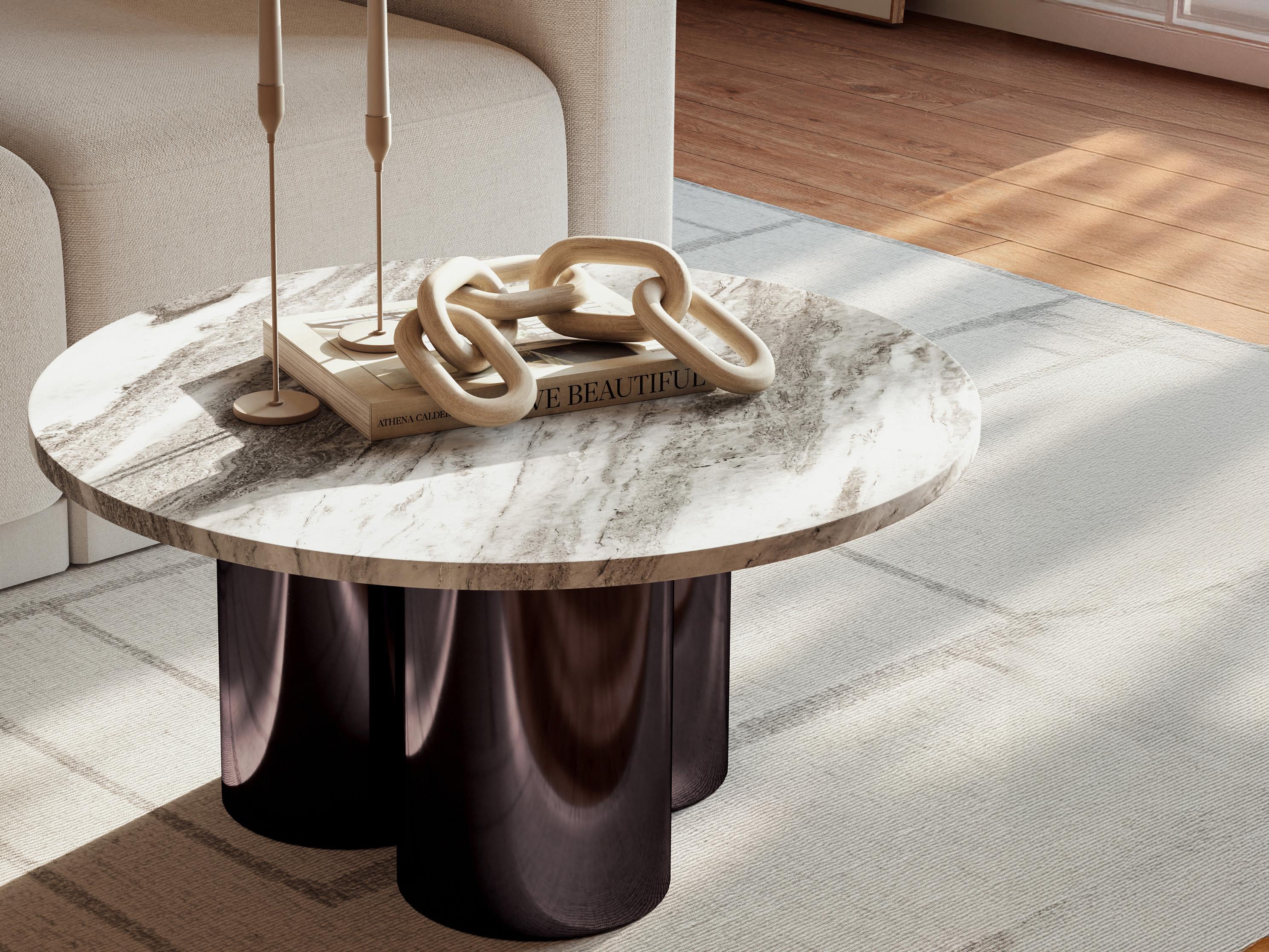 Urbia Marbelle Round Marble Martie Coffee Table