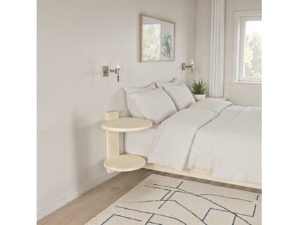 Urbia Lucy Mindi Wood Wall Mounted Nightstand