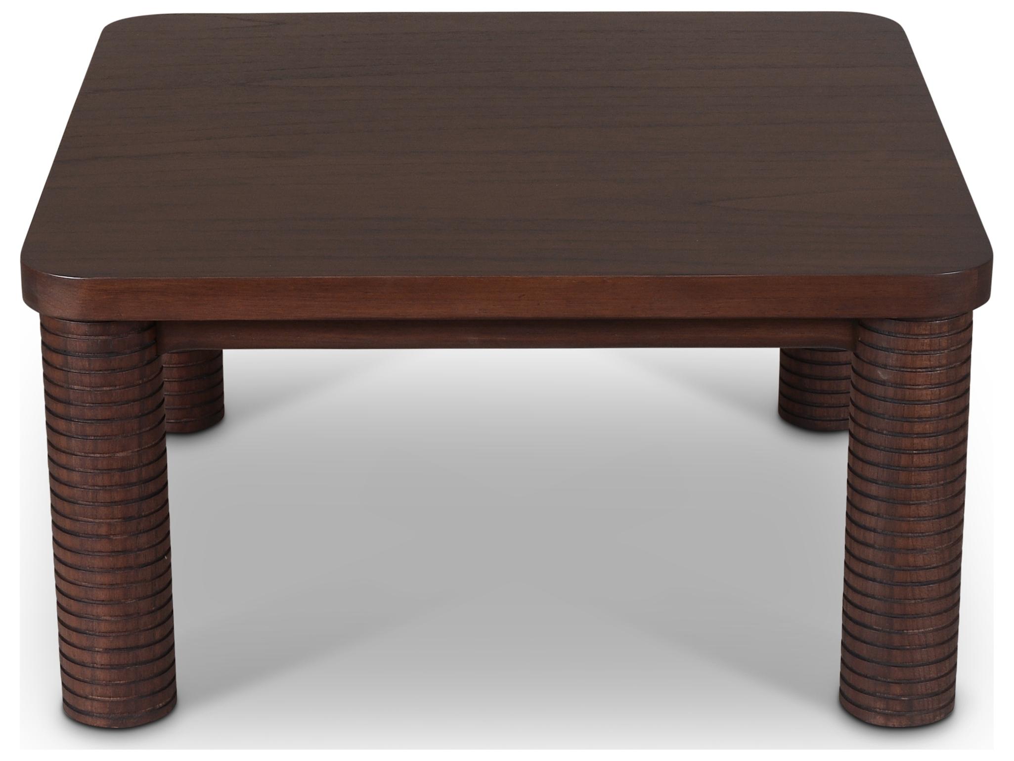 Urbia Luna Collection Square Wood Roasted Coffee Table