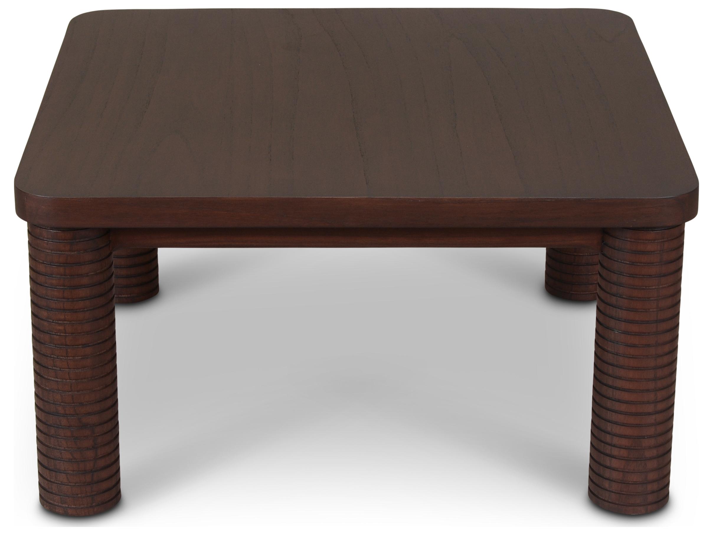 Urbia Luna Collection Square Wood Roasted Coffee Table