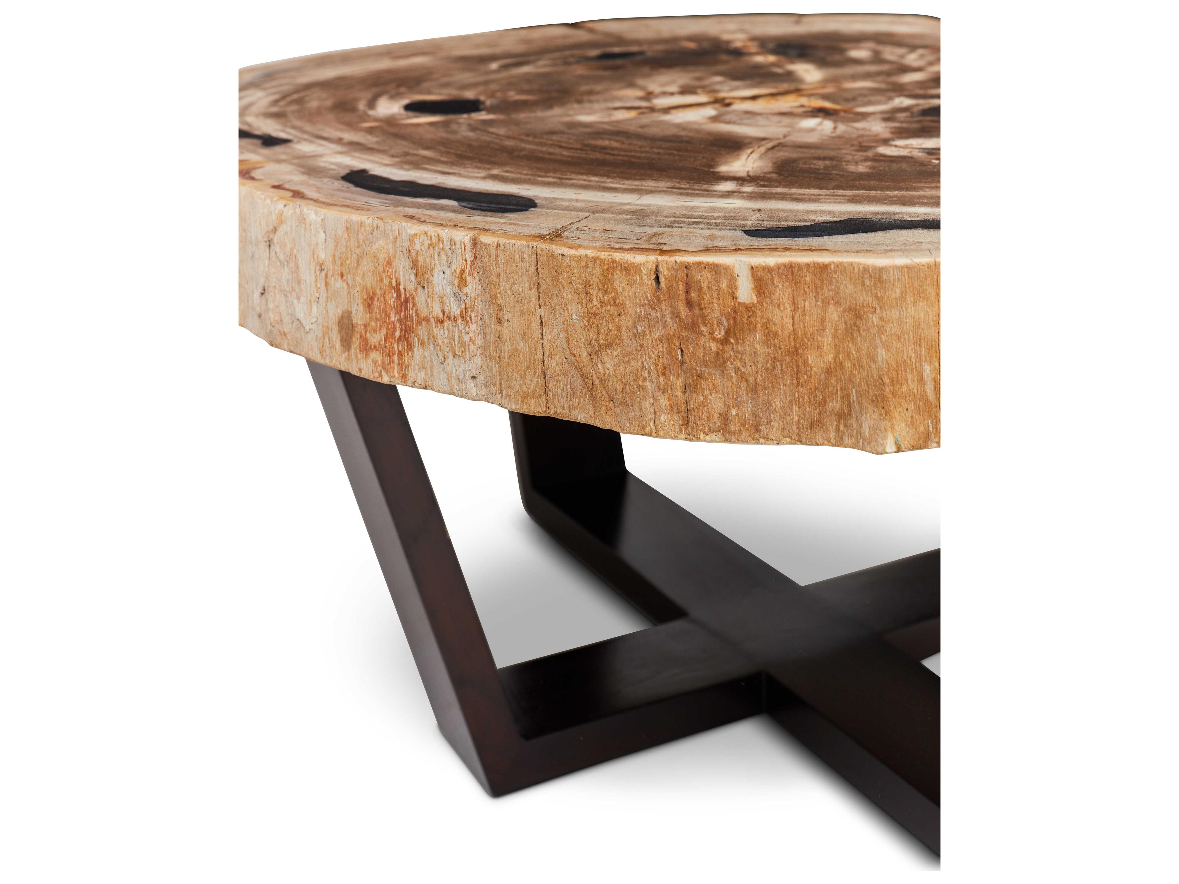 Urbia Relique Wood Natural Light Dark Brown Coffee Table