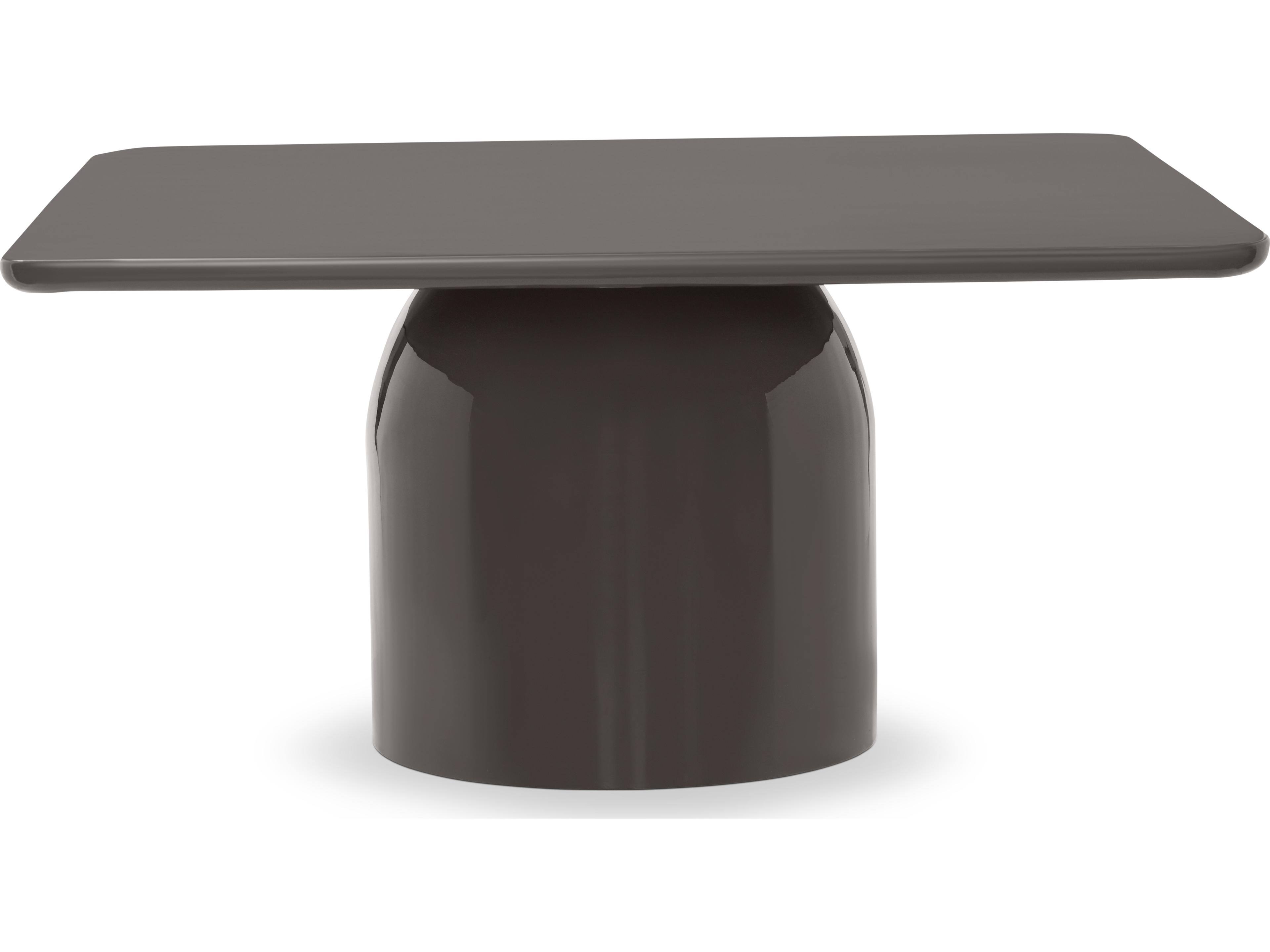 Urbia Alessia Square Metal Deep Umber Brown Coffee Table