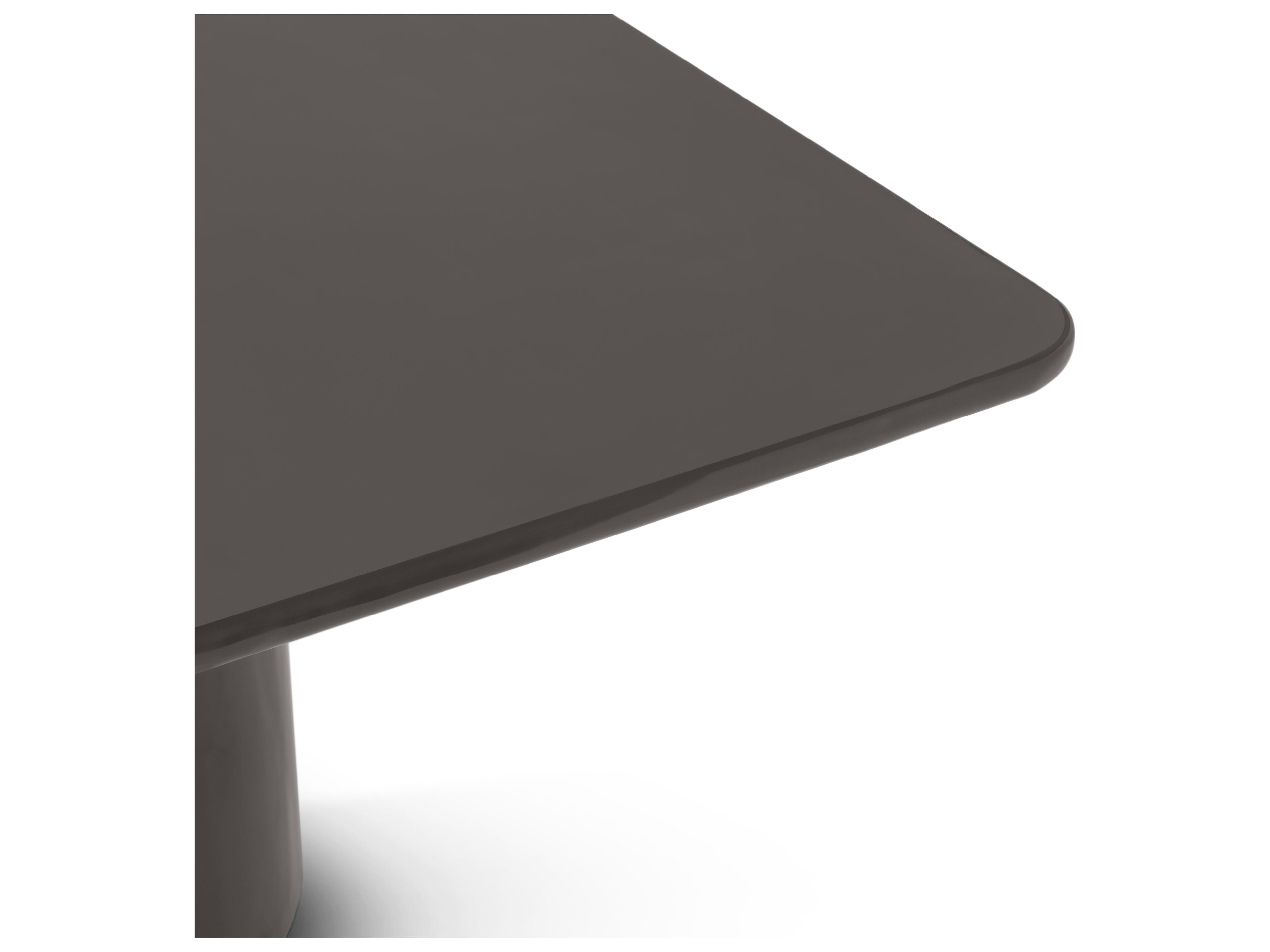 Urbia Alessia Square Metal Deep Umber Brown Coffee Table